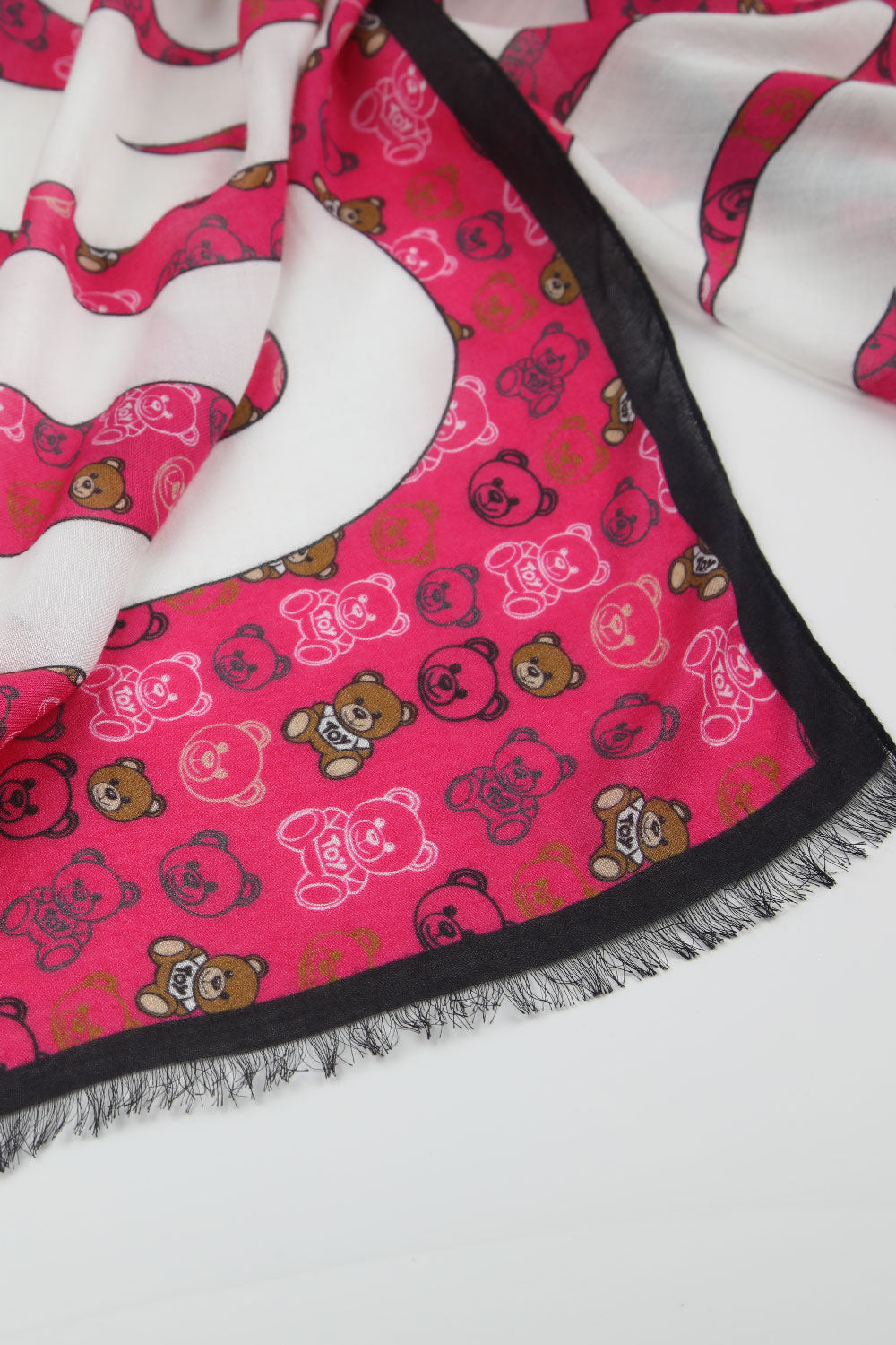 Moschino Teddy Bear PINK Scarf