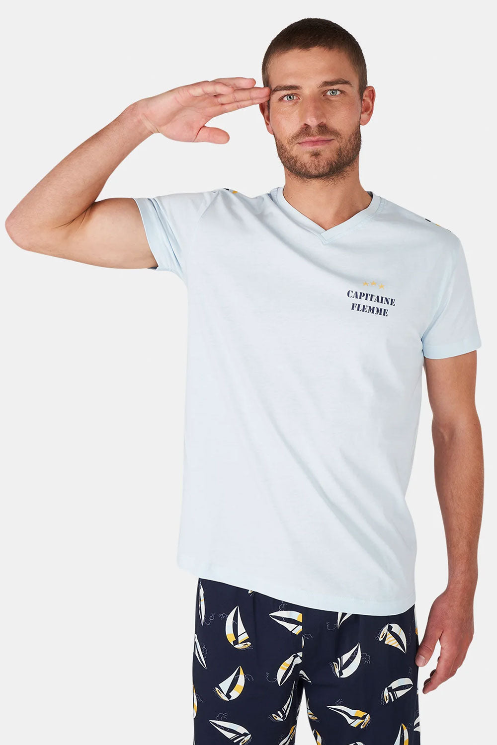 Capitaine Flemme Pajama Shorts