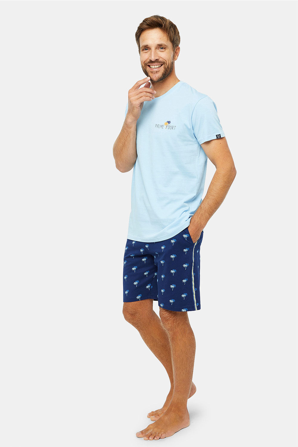 PALM PAJAMA SHORT