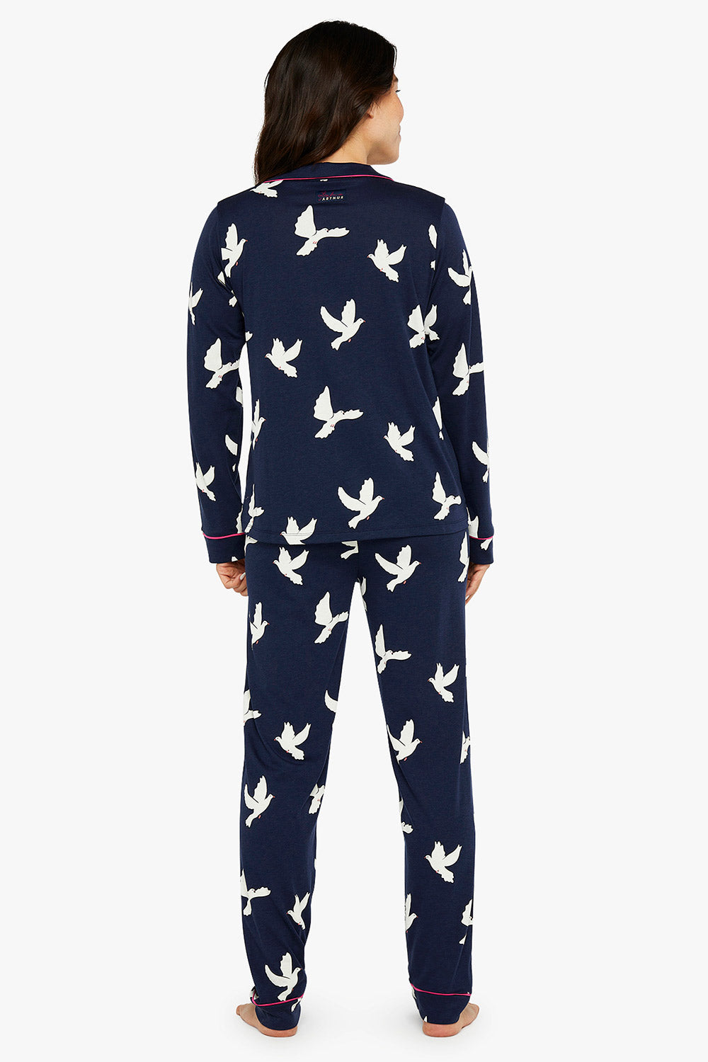 Doves Buttoned Pajamas