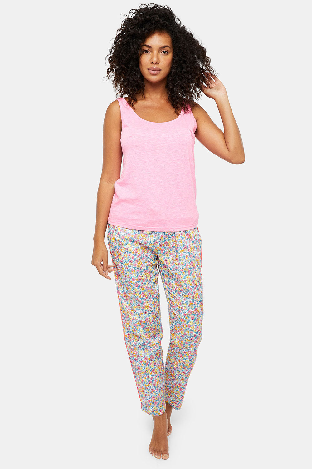 FLOWER PAJAMA PANTS