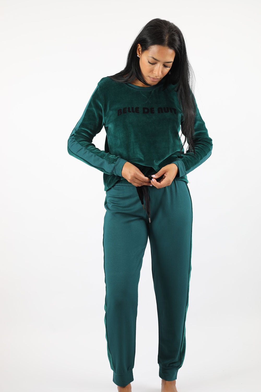 Signature Velour Lounge Pajama Set