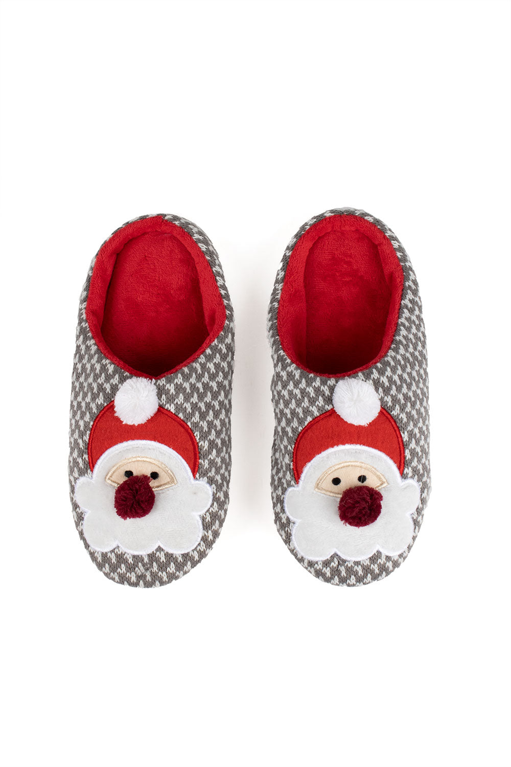 Festive Jacquard Knit Home Slipper for a Cozy Christmas