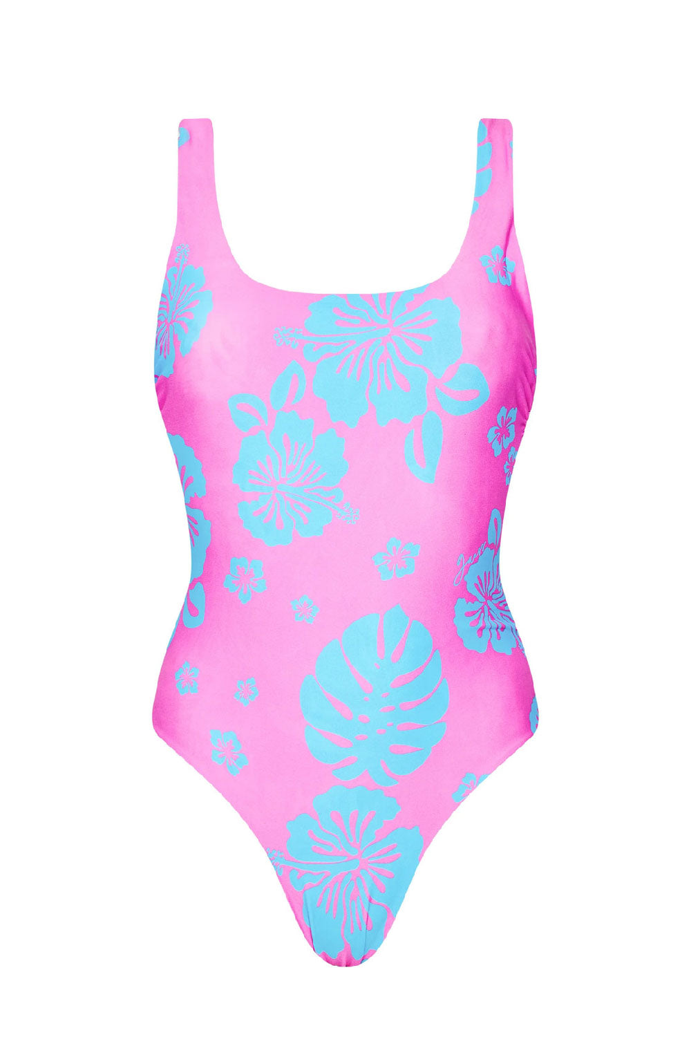 REVERSIBLE TROPICAL SWIMSUIT