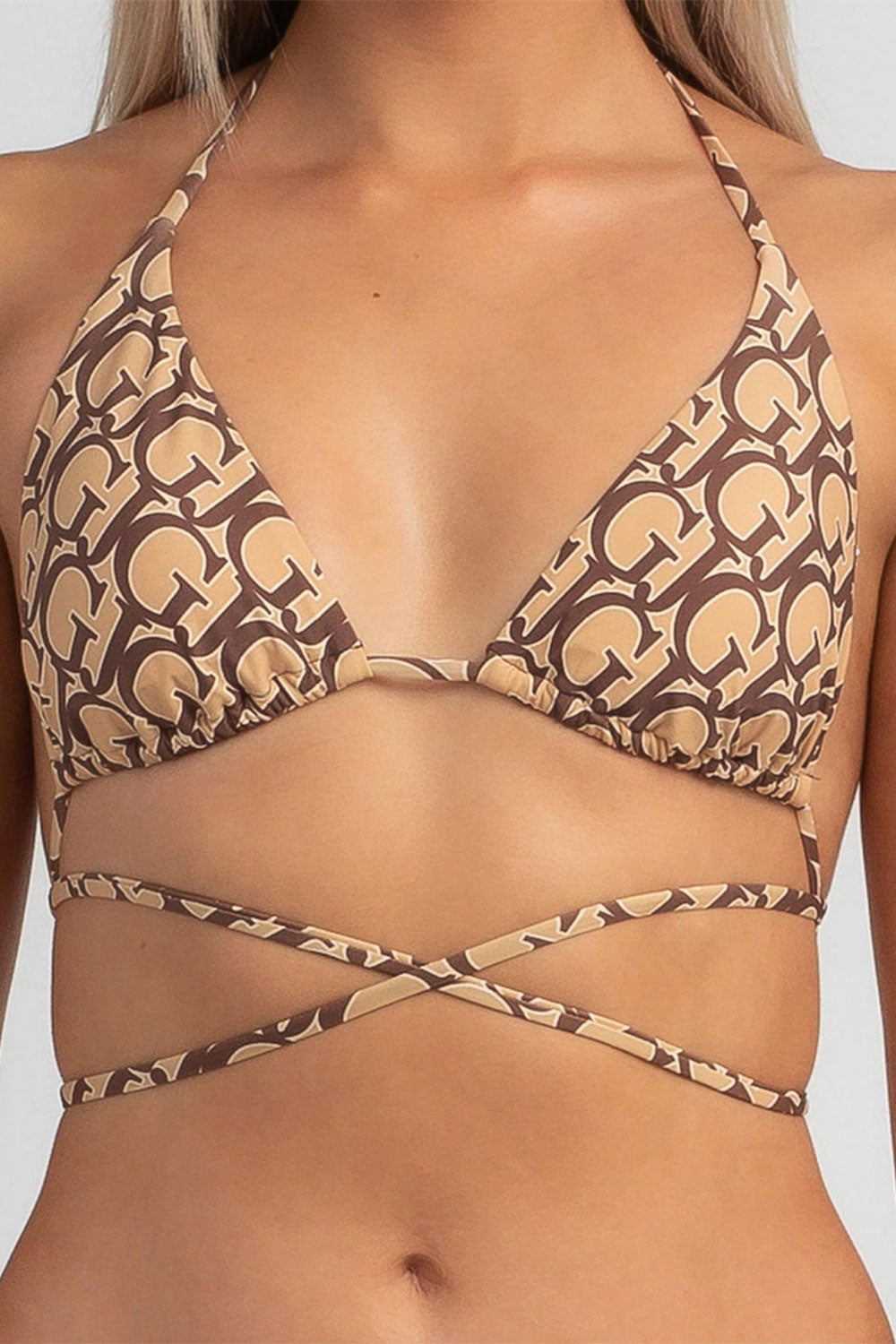 TRIANGLE MONOGRAM BIKNI