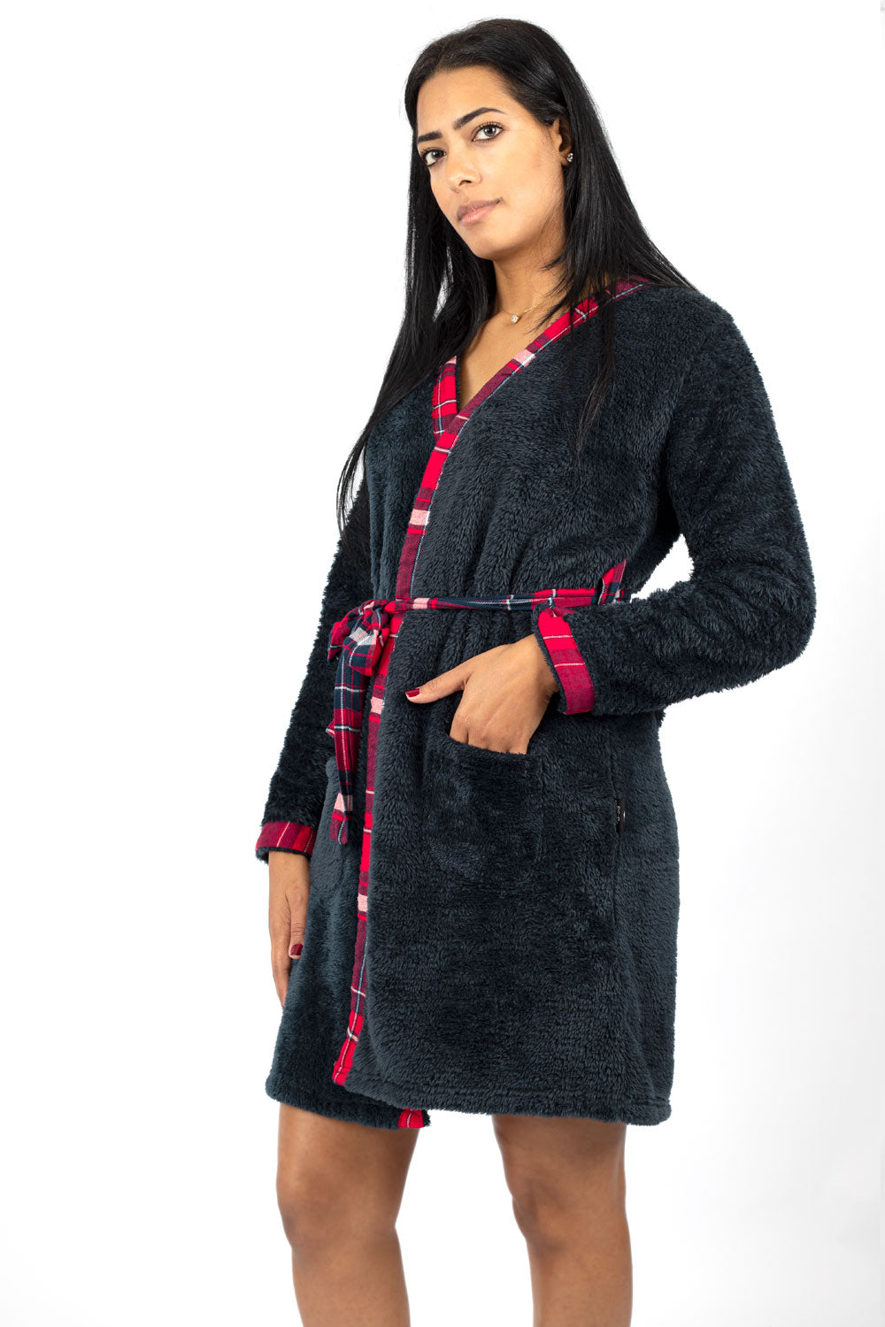 Festive Soft Plush Marine Robe