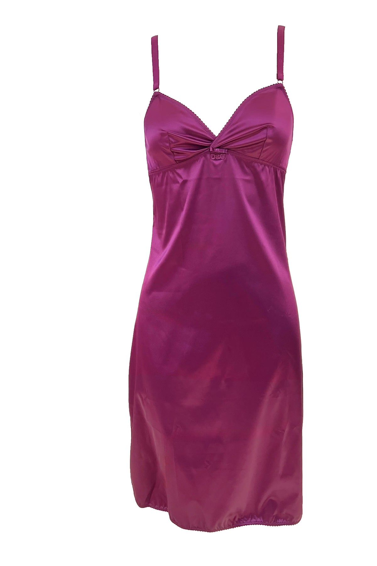 Dolce & Gabbana Berry Satin Chemise
