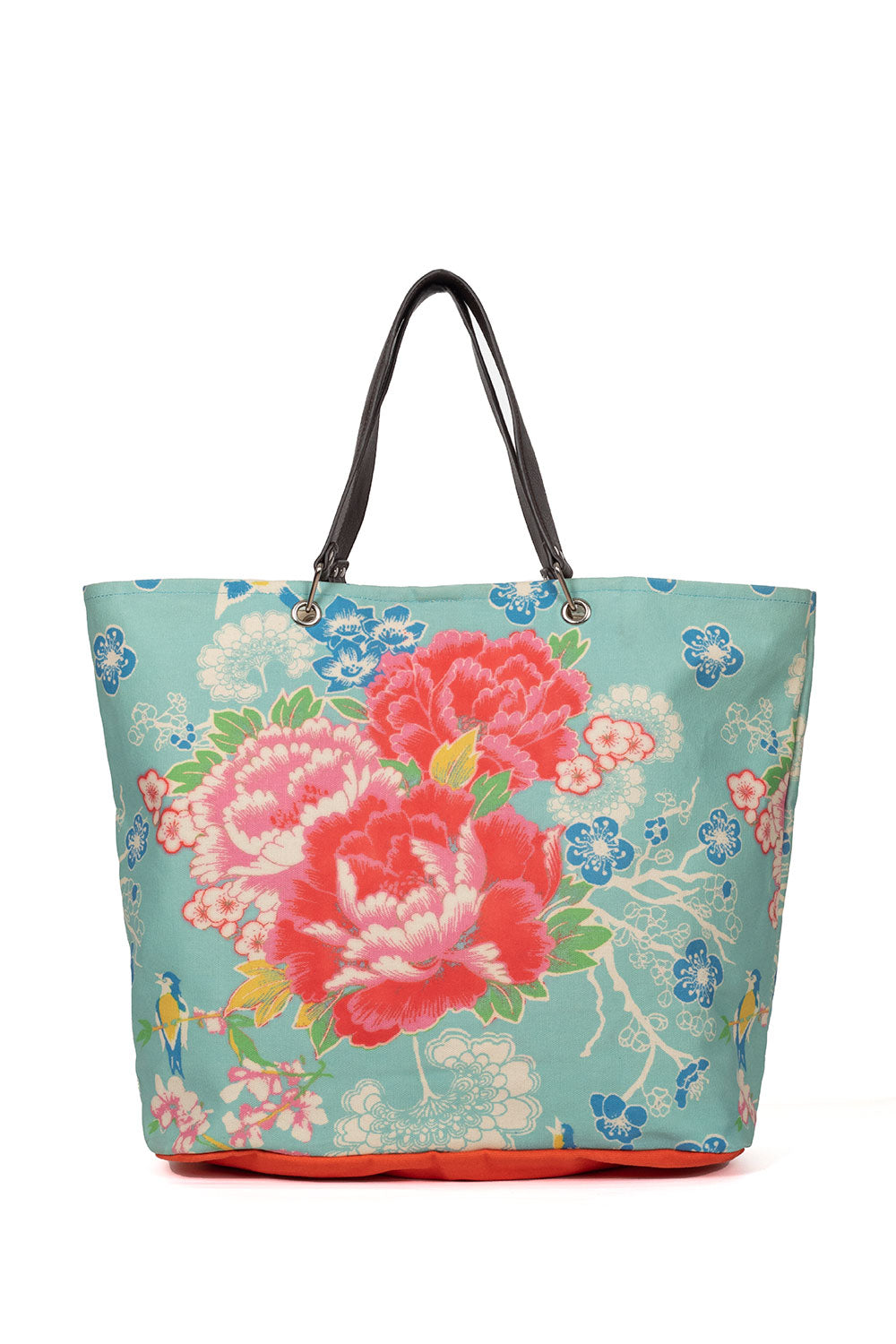 FLORAL BEACH BAG