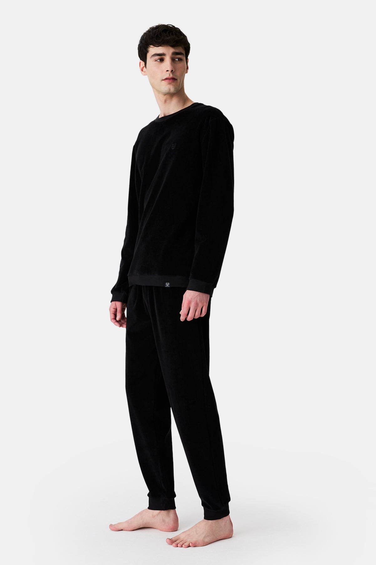 Men's Tenor Black Velvet Pyjama