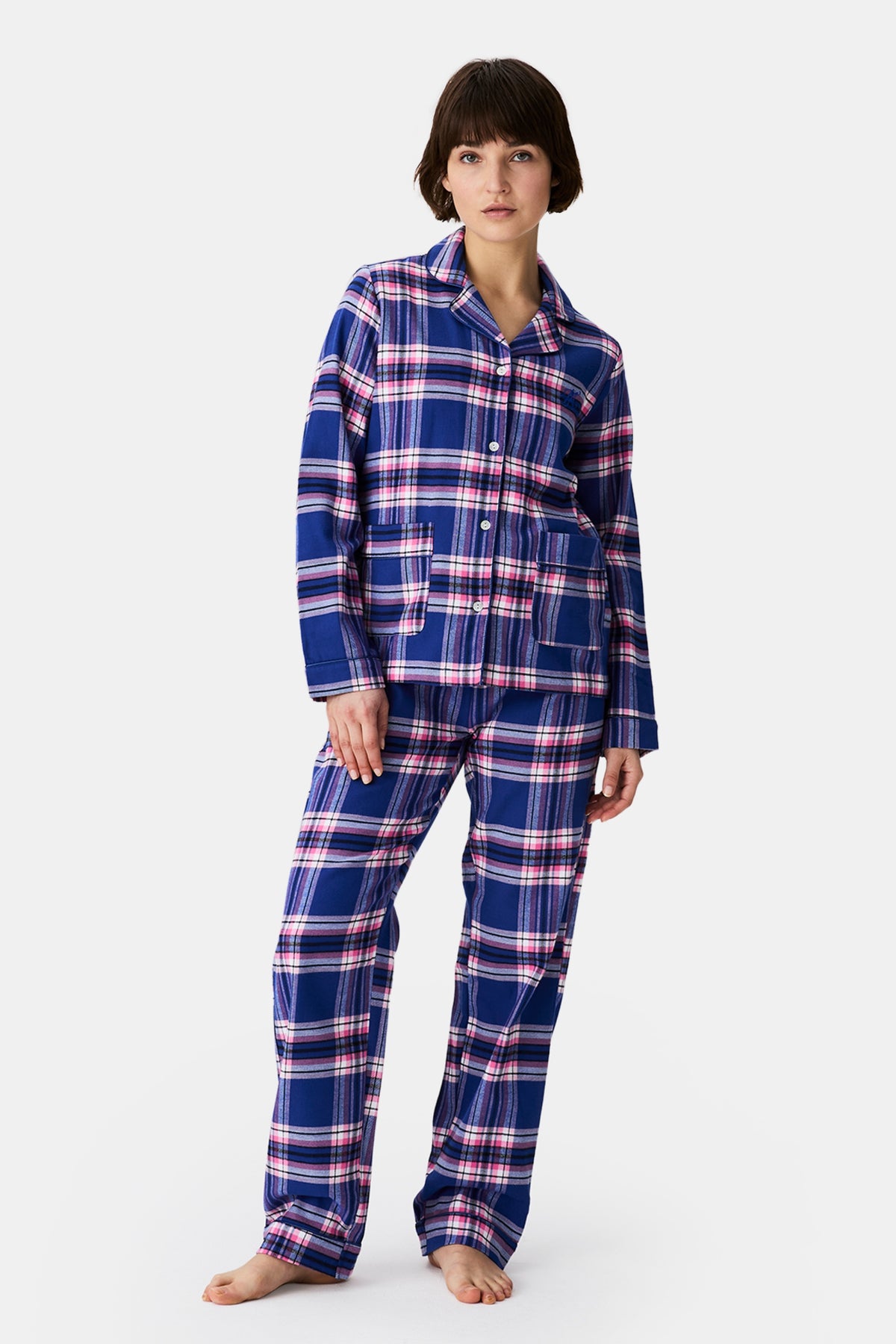 Romy Buttoned Flannel Pyjama