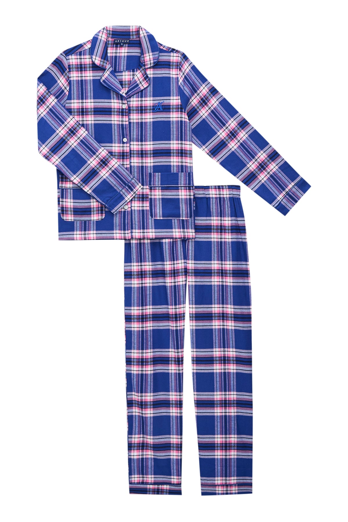 Romy Buttoned Flannel Pyjama