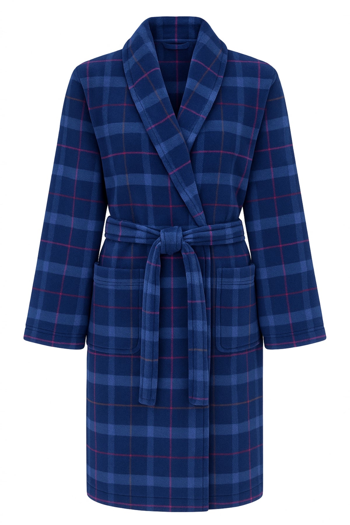 Romy Plaid Fleece Robe