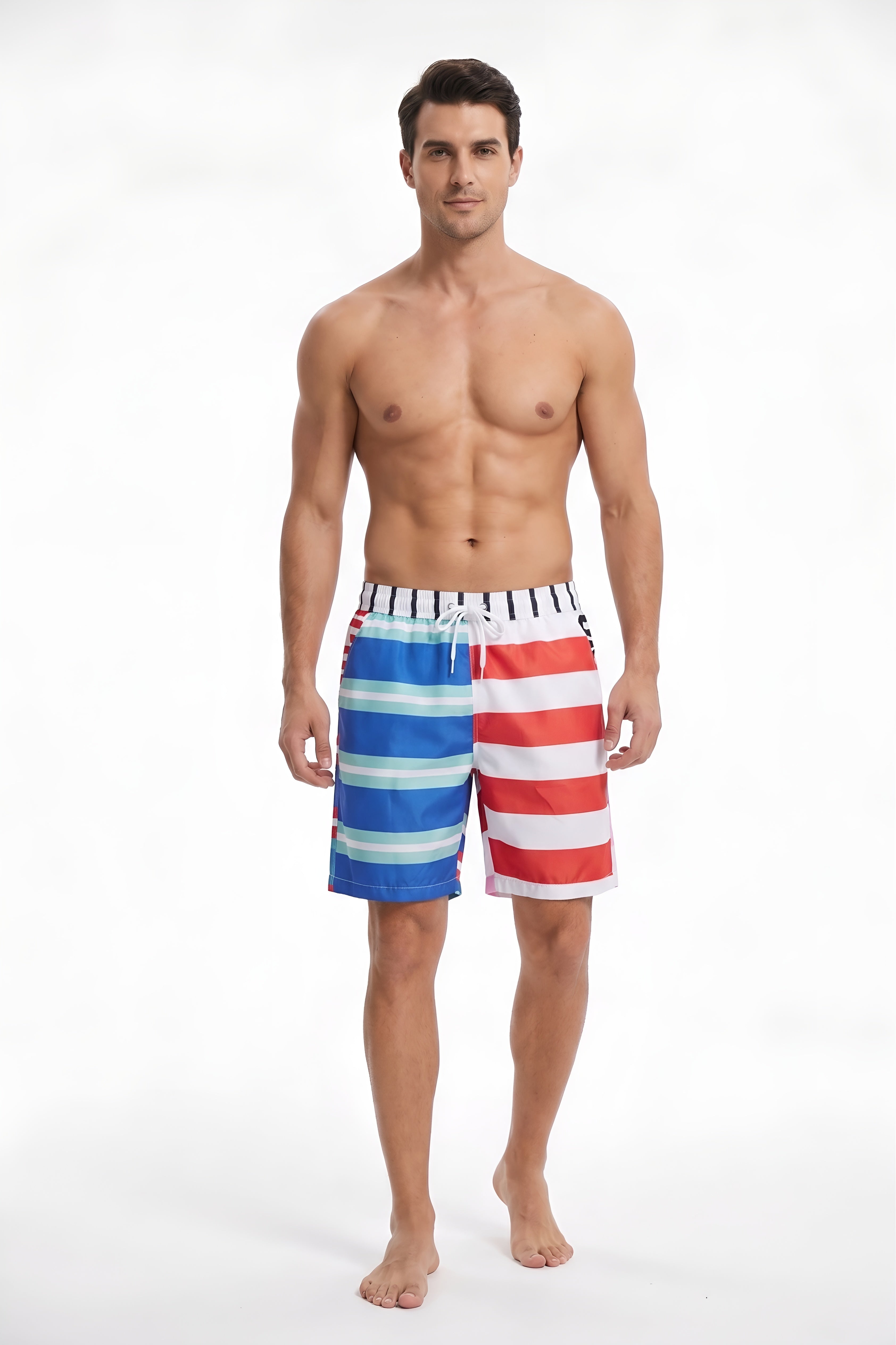 Moschino Striped Multicolor Shorts