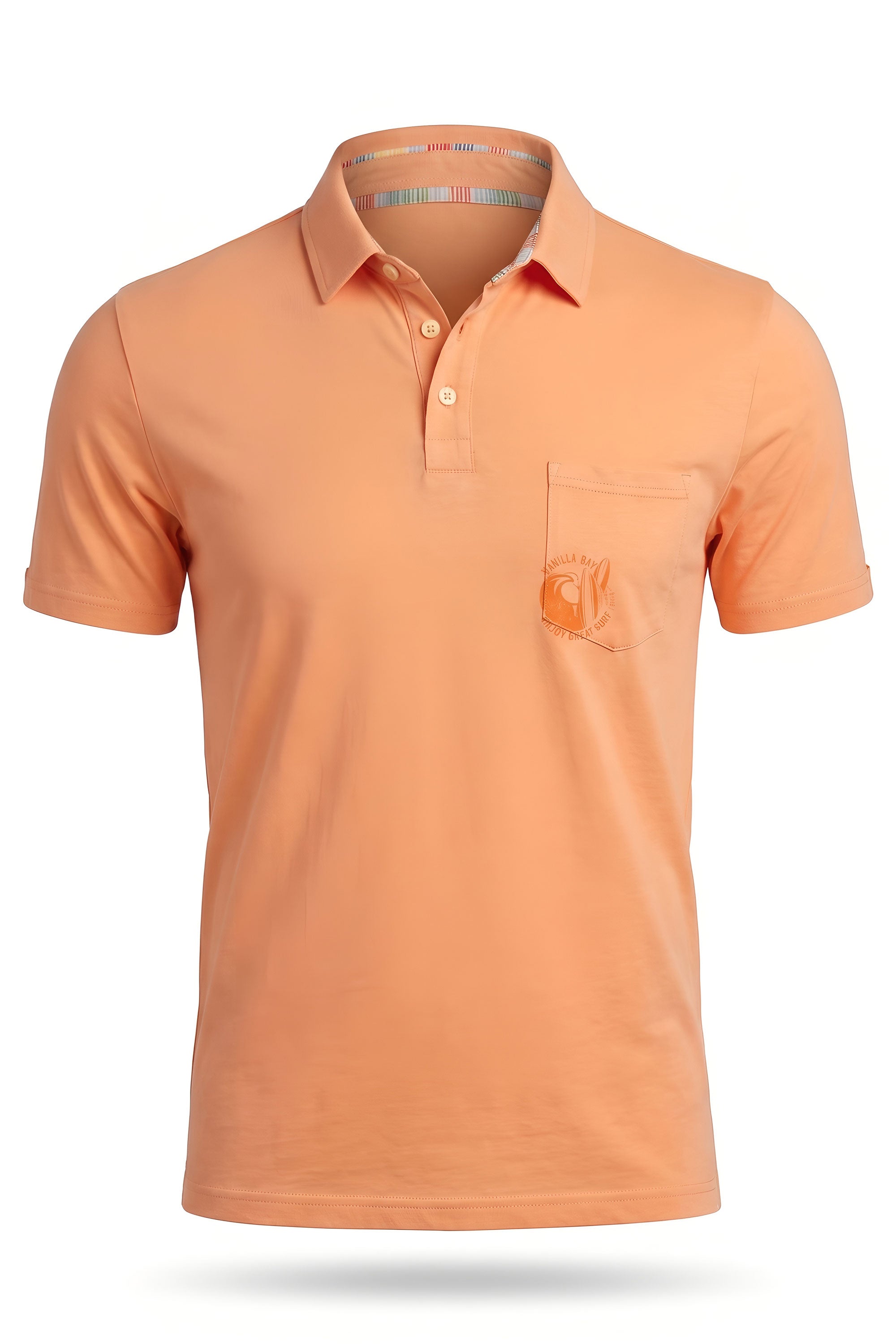 White Smoke Short Sleeve Polo Shirt