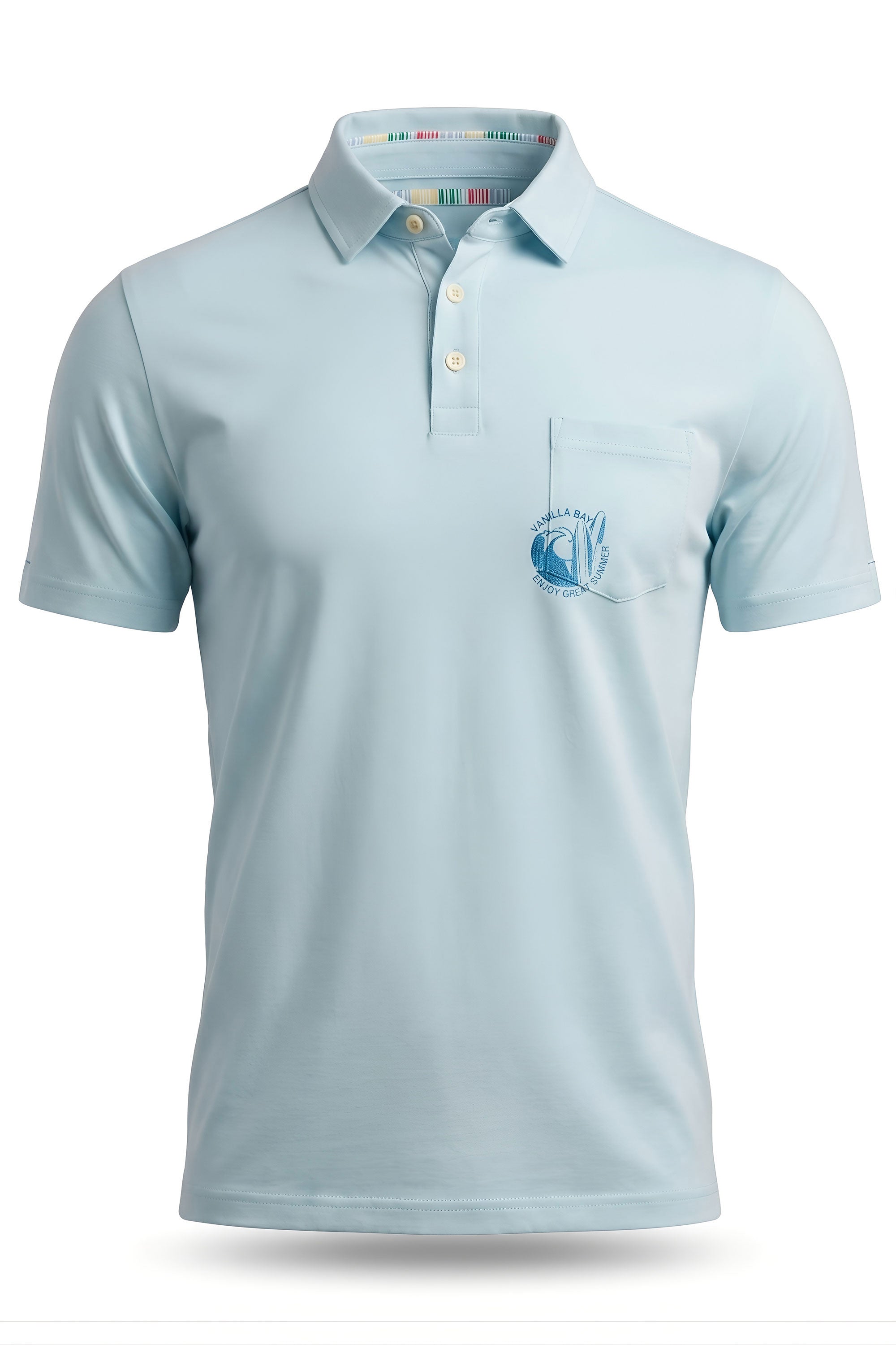 White Smoke Short Sleeve Polo Shirt
