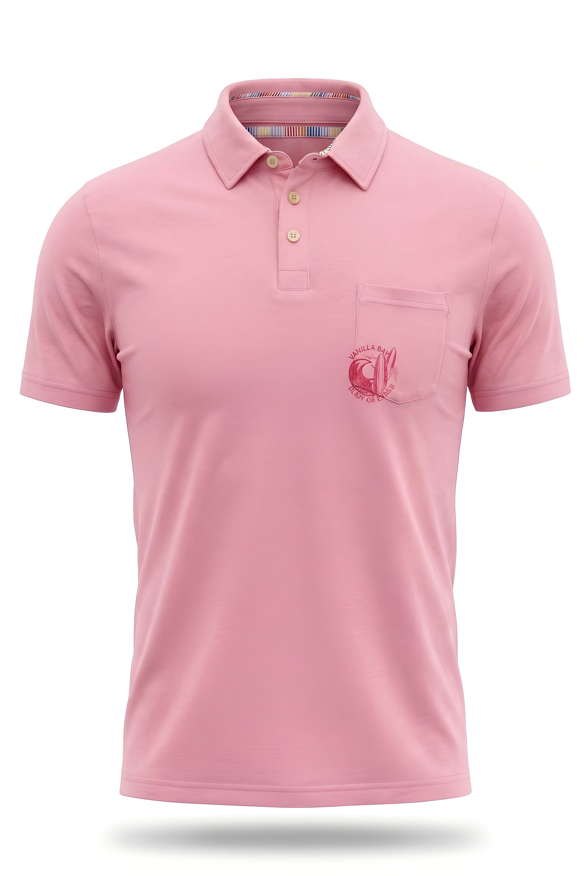 White Smoke Short Sleeve Polo Shirt