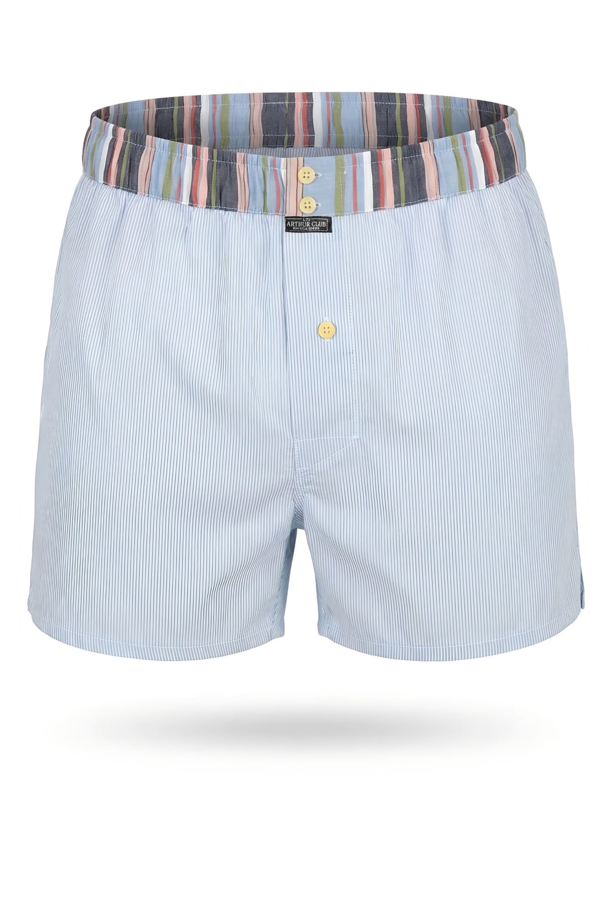 Sky Blue Pinstripe Cotton Boxer