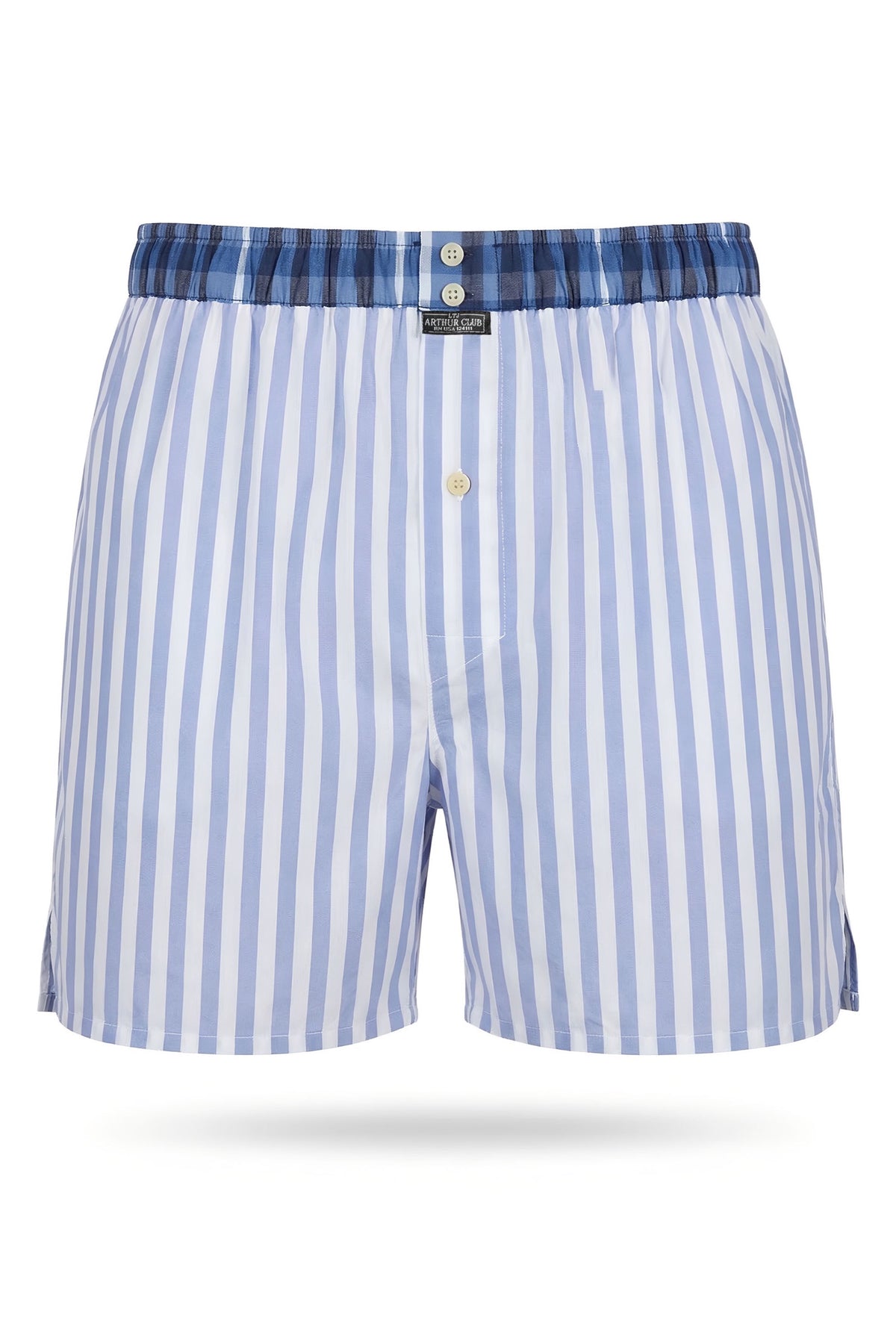 Sky Blue Stripe Cotton Boxer