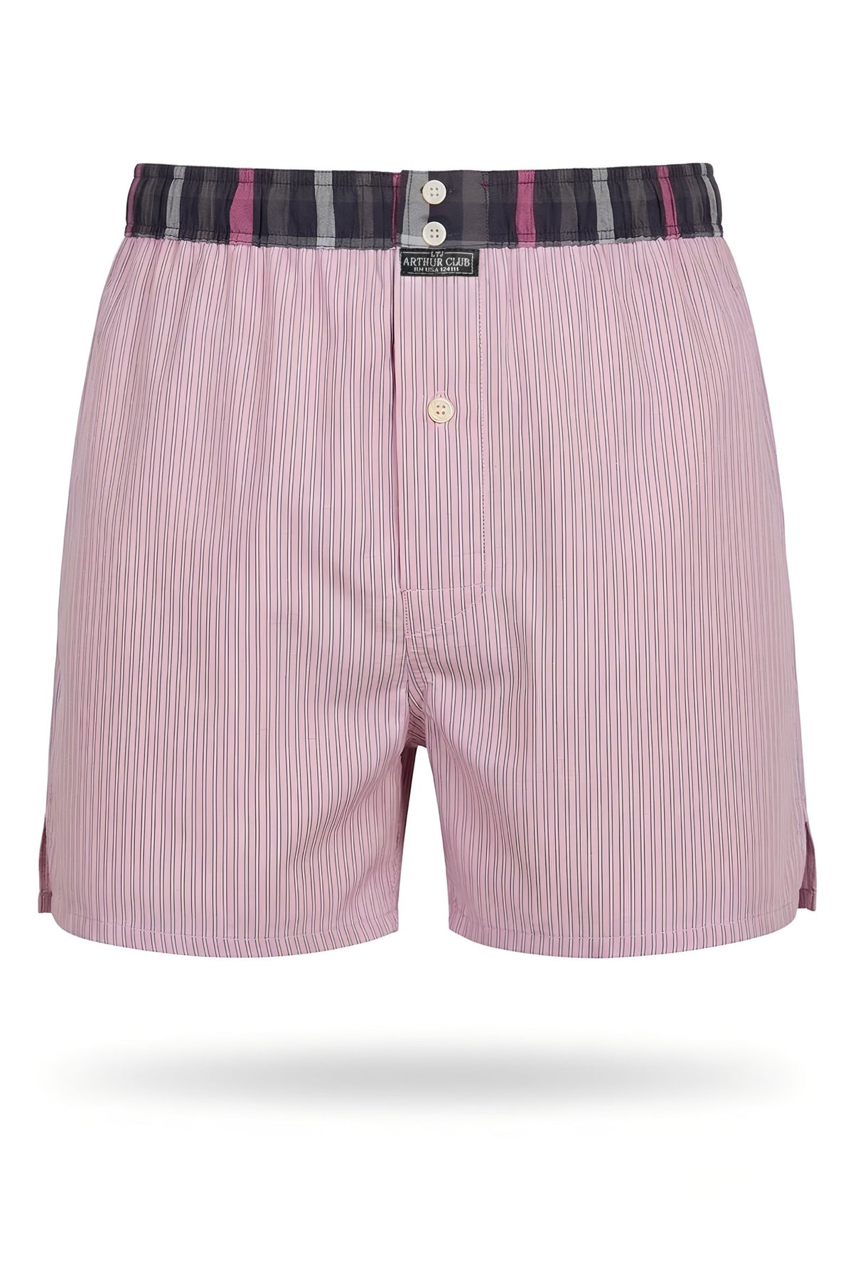 Pink Pinstripe Cotton Boxer