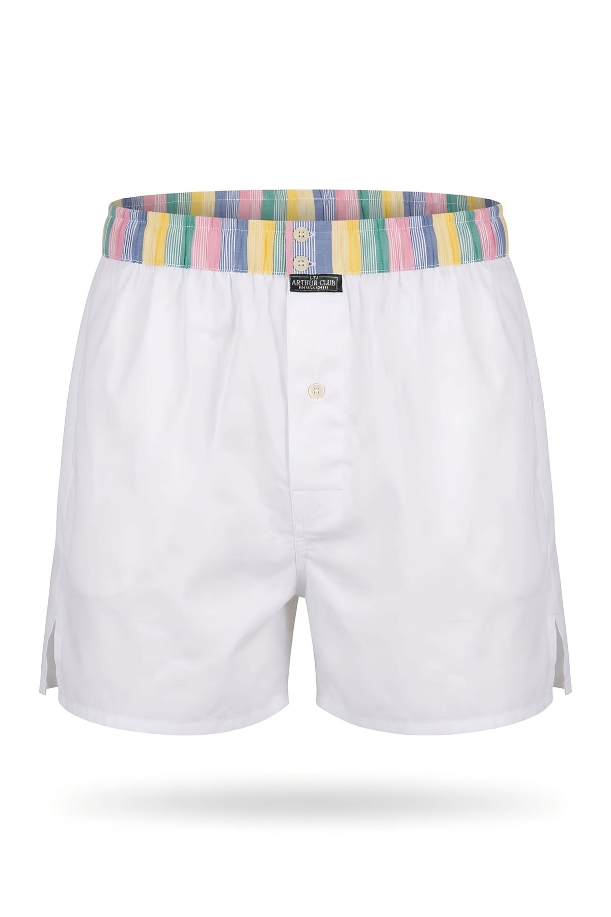 Lavender White Cotton Boxer