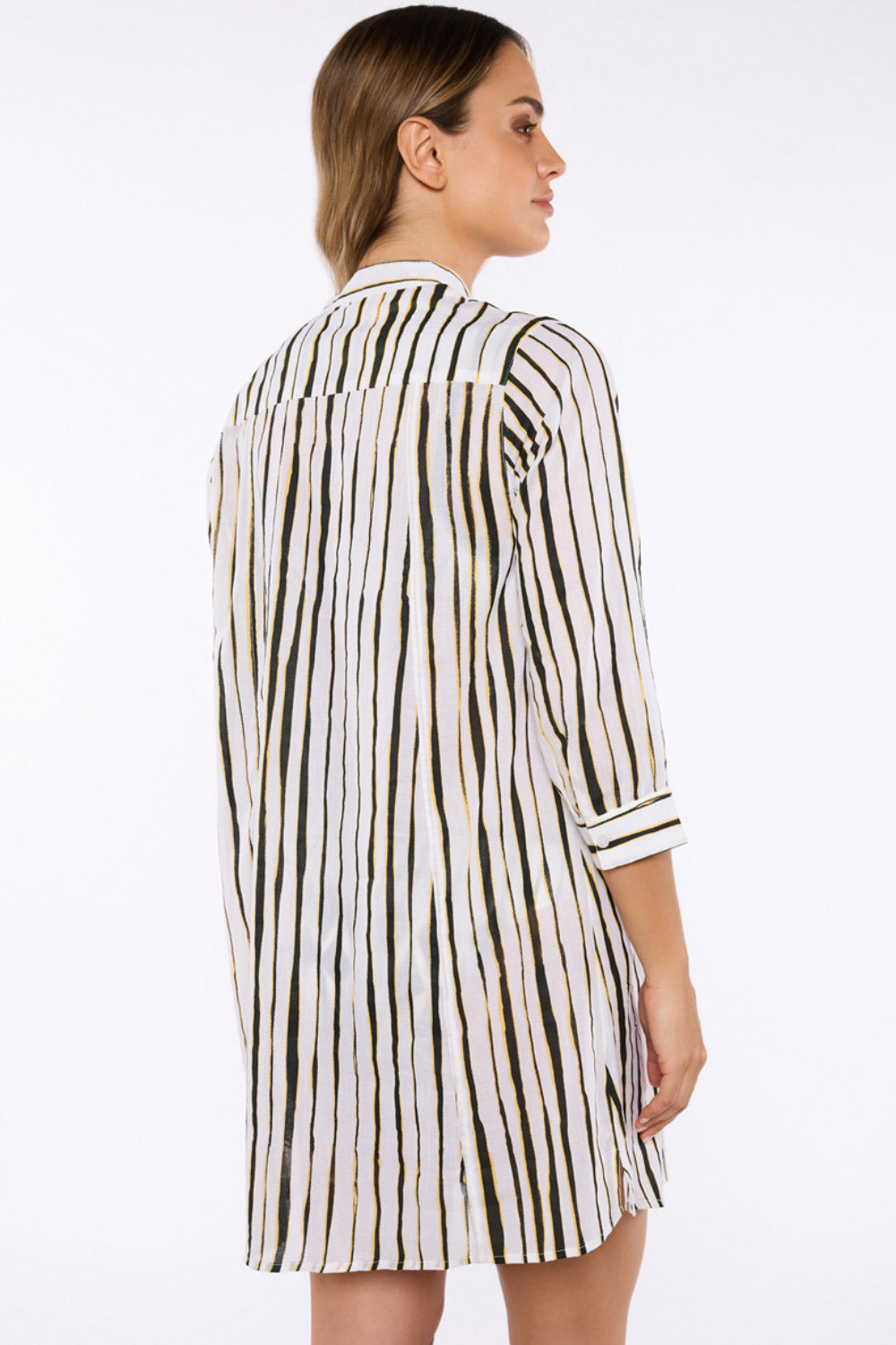 Meli Cotton Shirt Dress Cover-Up