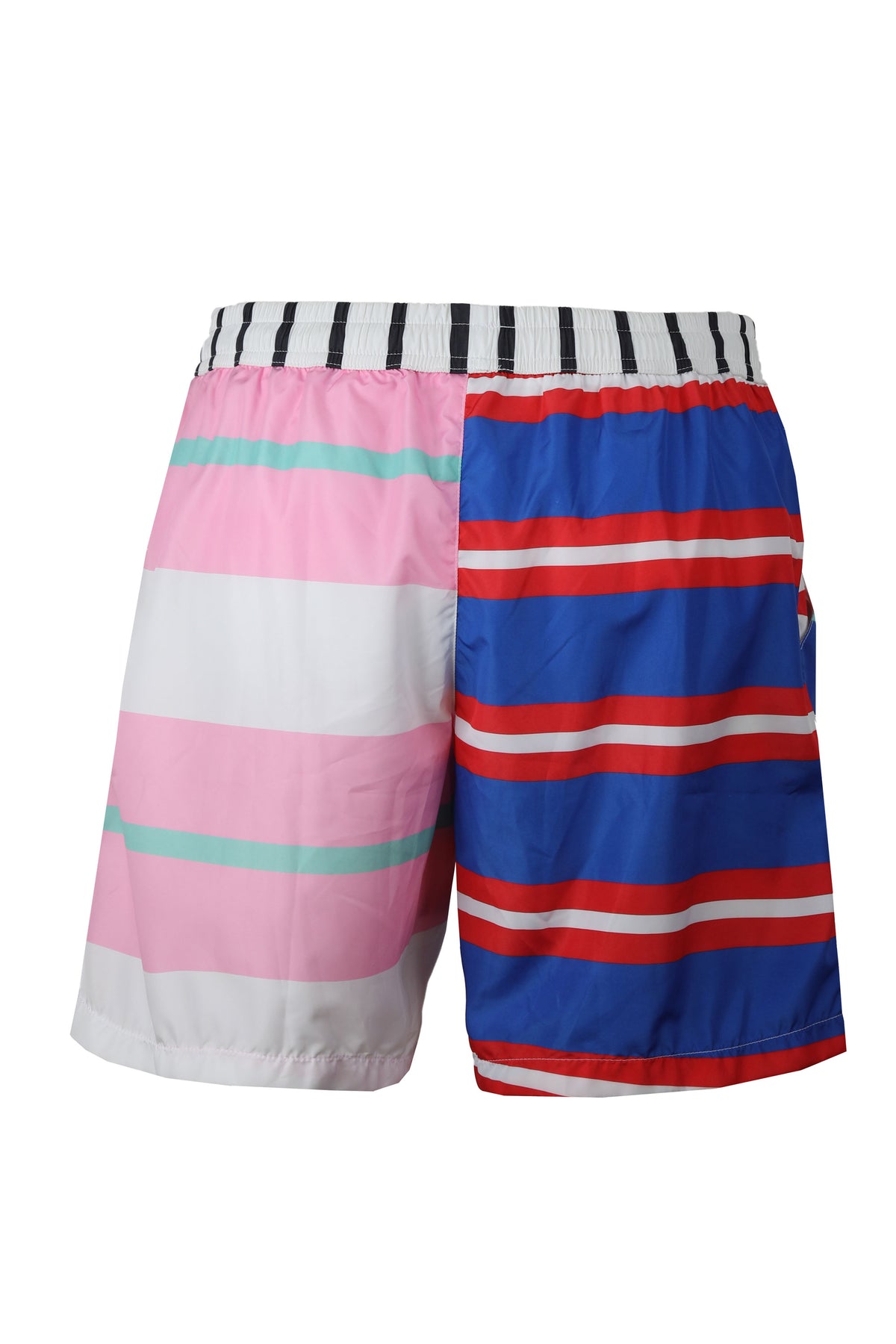 White Smoke Moschino Striped Multicolor Shorts