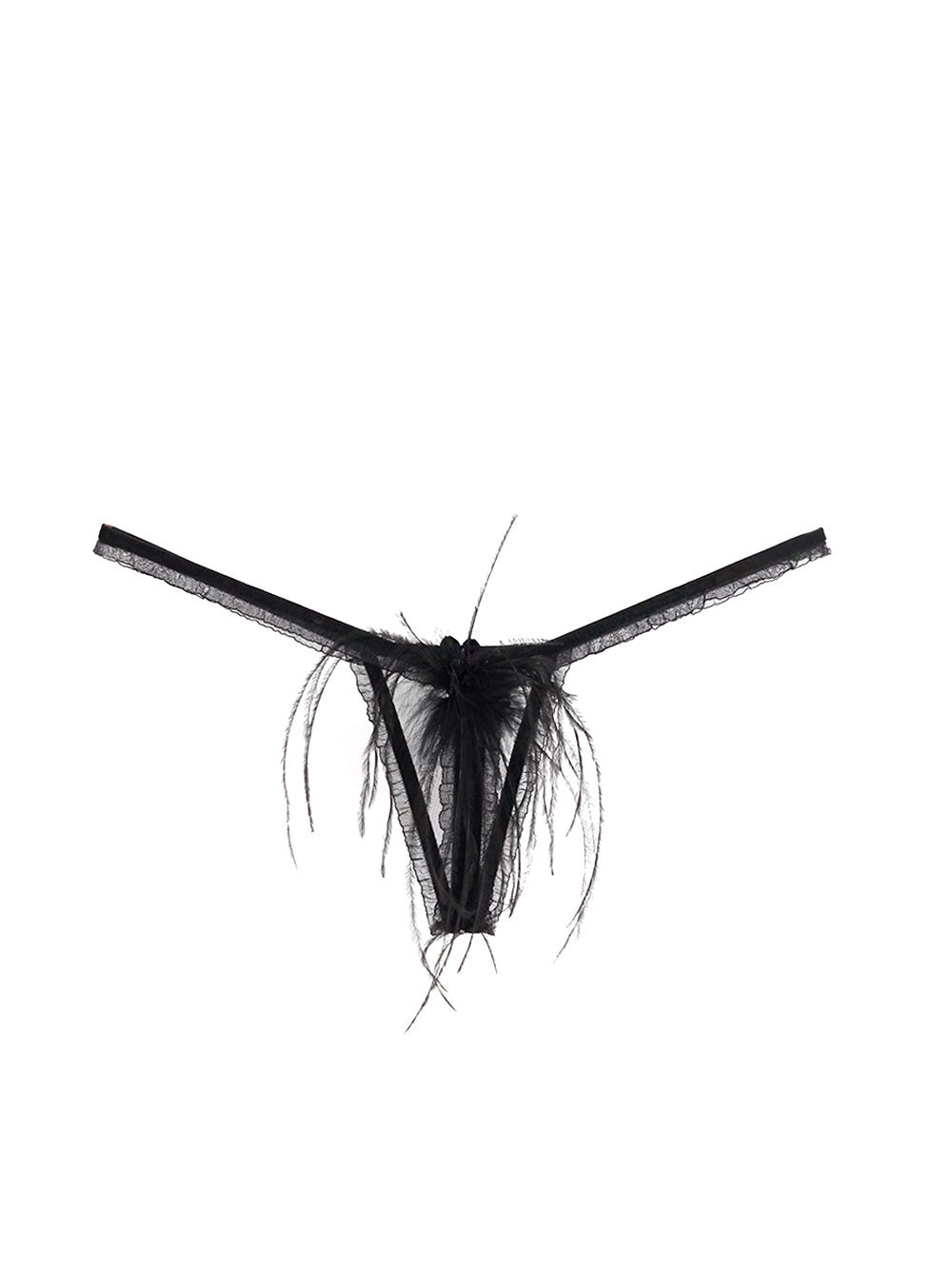 FEATHER BLACK STRING