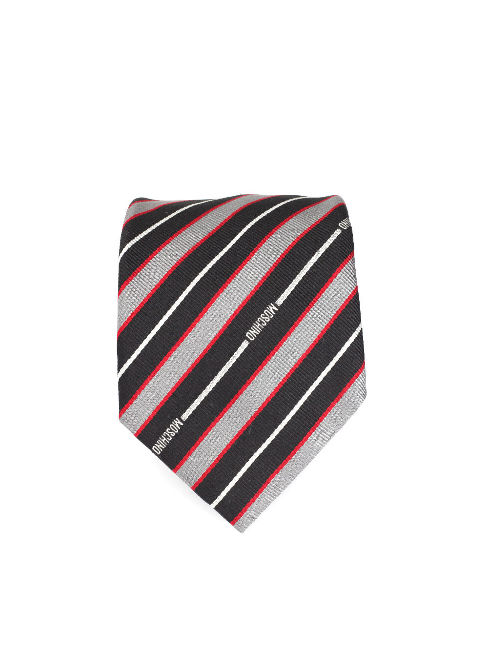 DIAGONAL STRIPE PRINT NECKTIE