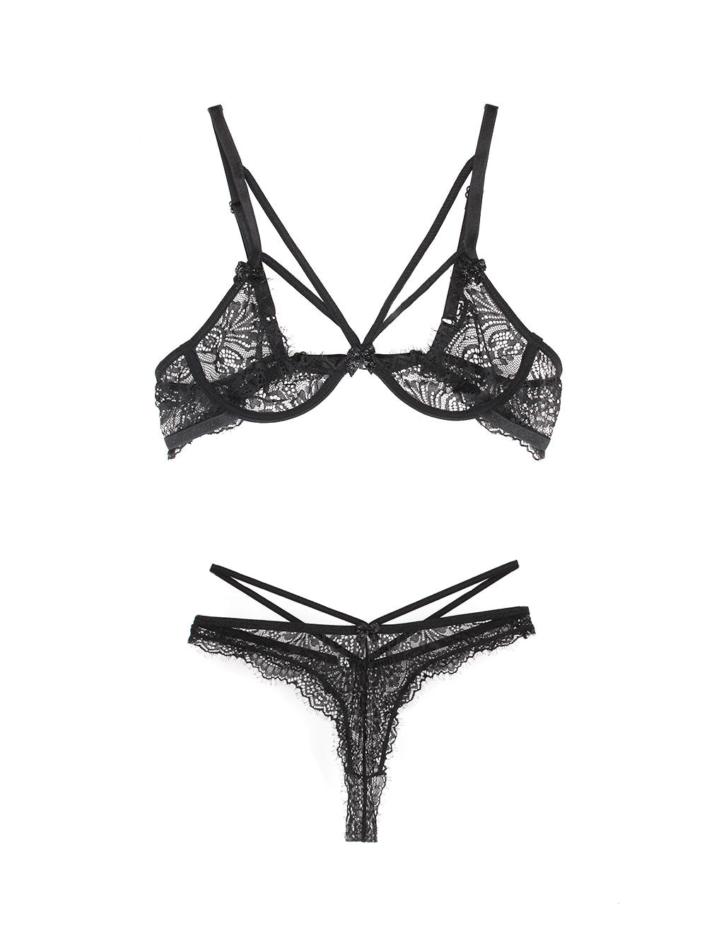 UNDERWIRE LACE BRA SET