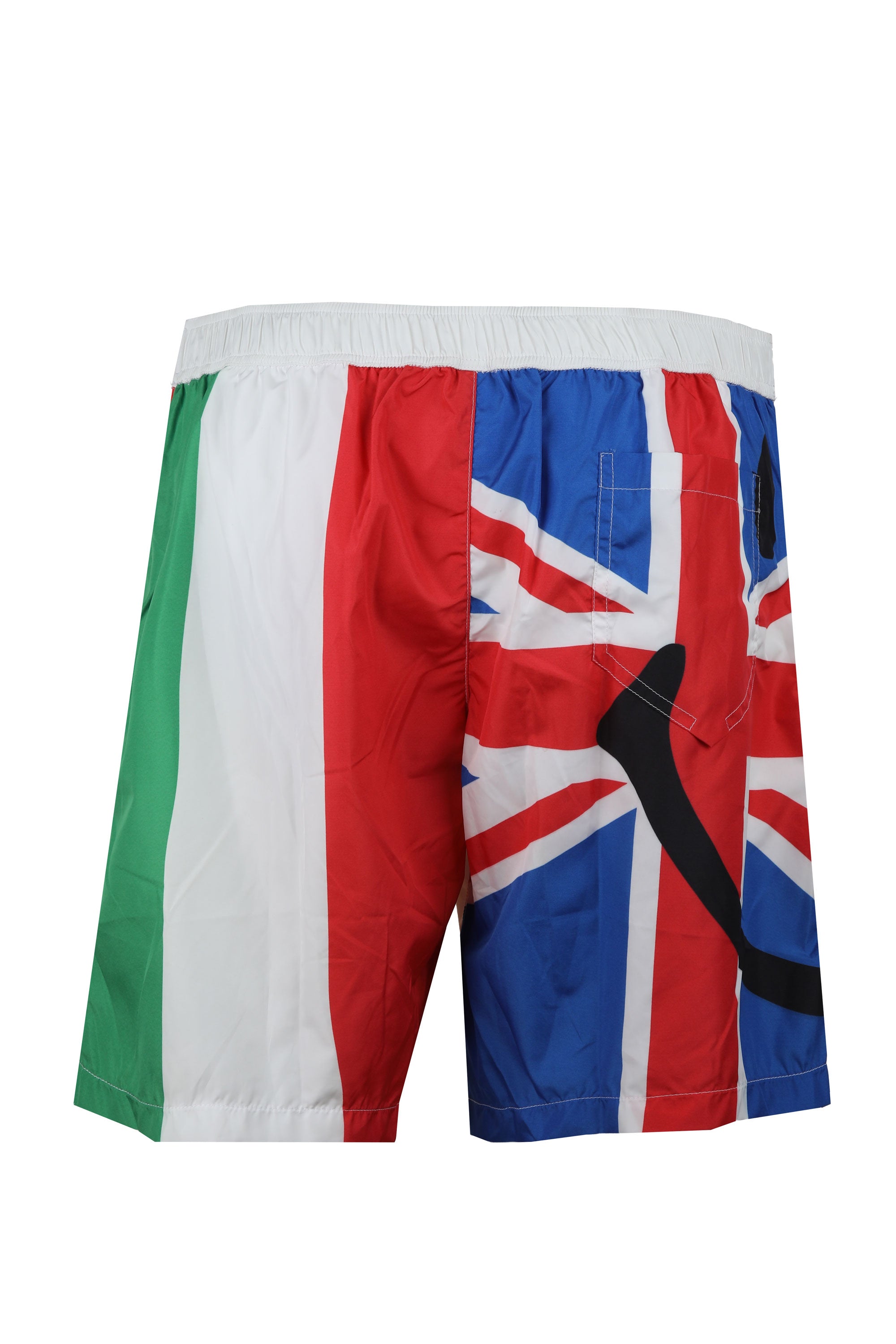 White Smoke Moschino Smily Multicolor Bermuda Shorts