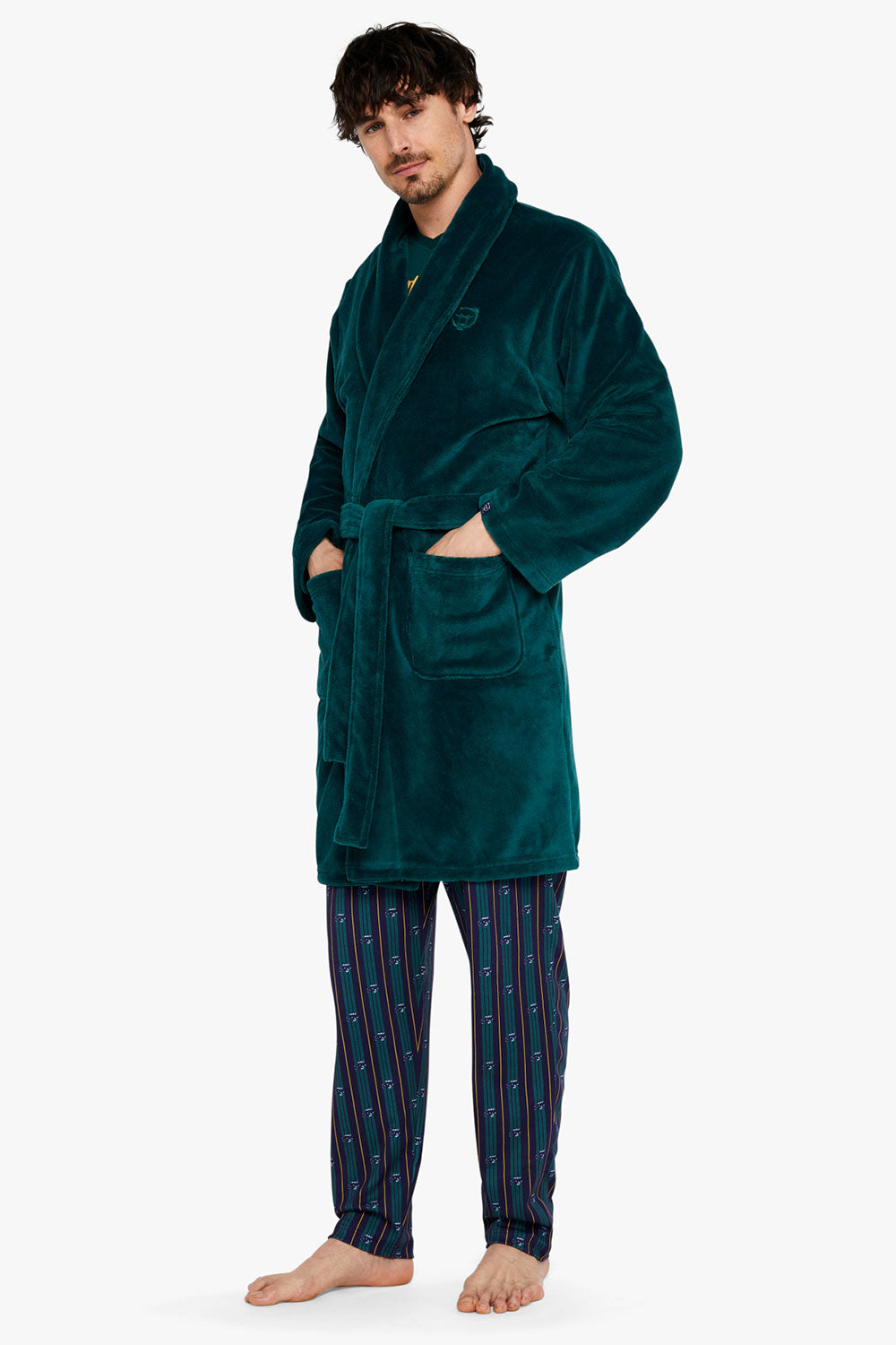 Sapin Fleece Dressing Gown