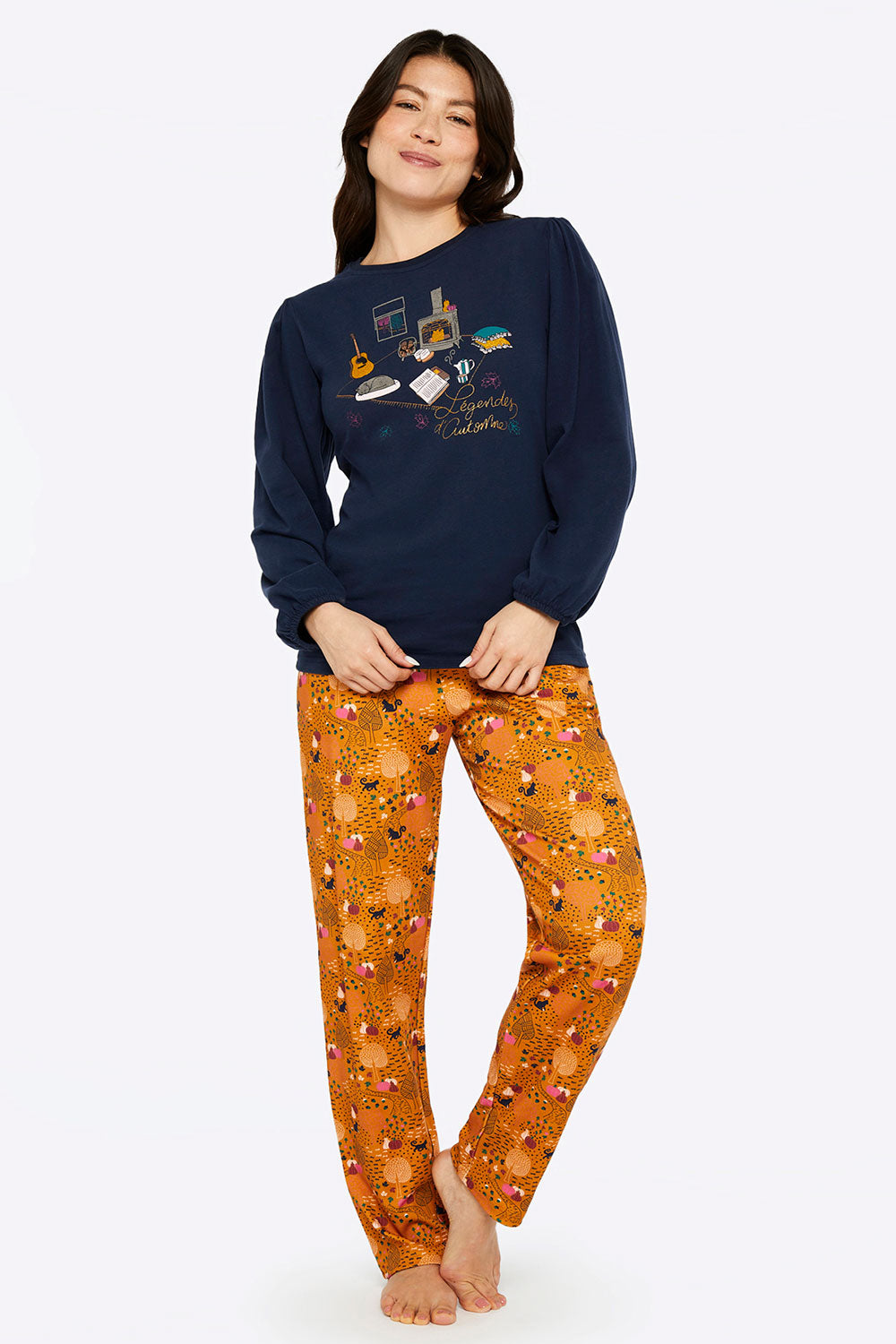 Pumpkin Pajama Set