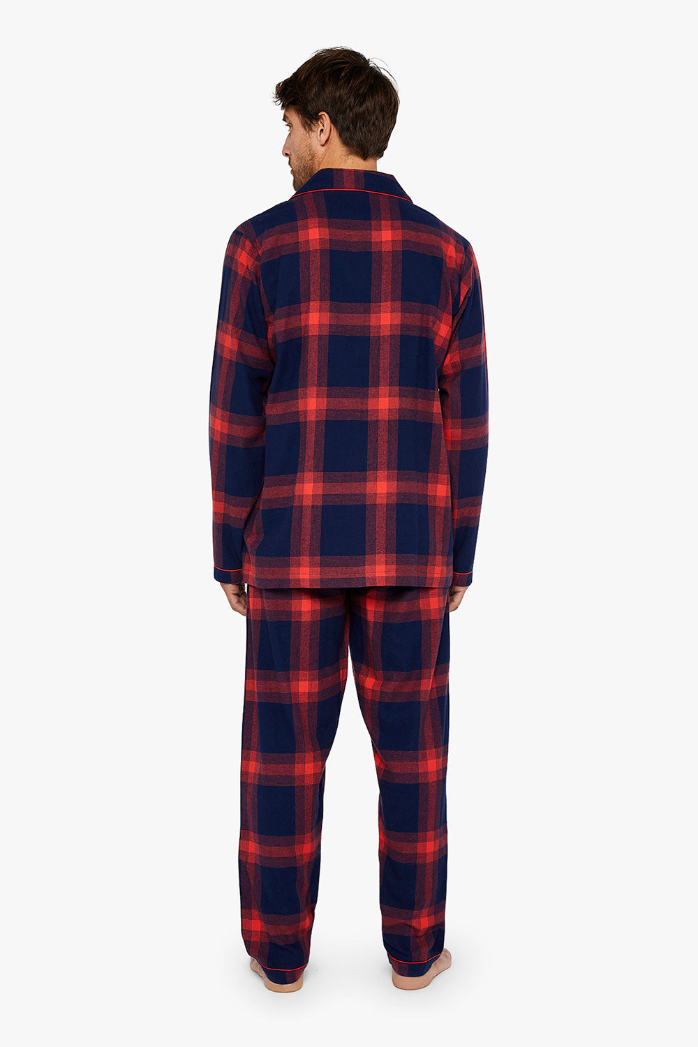 On Fire Buttoned Pajama Set