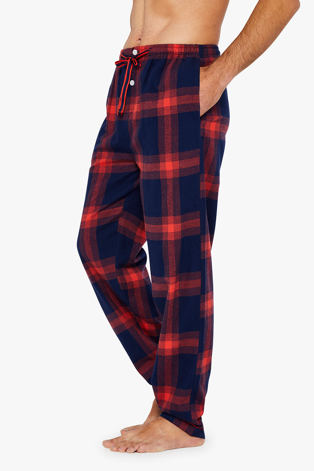 On Fire Buttoned Pajama Set