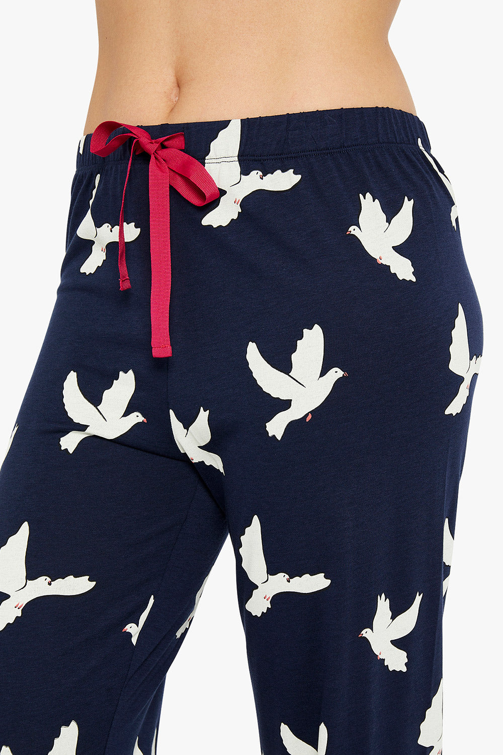 Doves Buttoned Pajamas