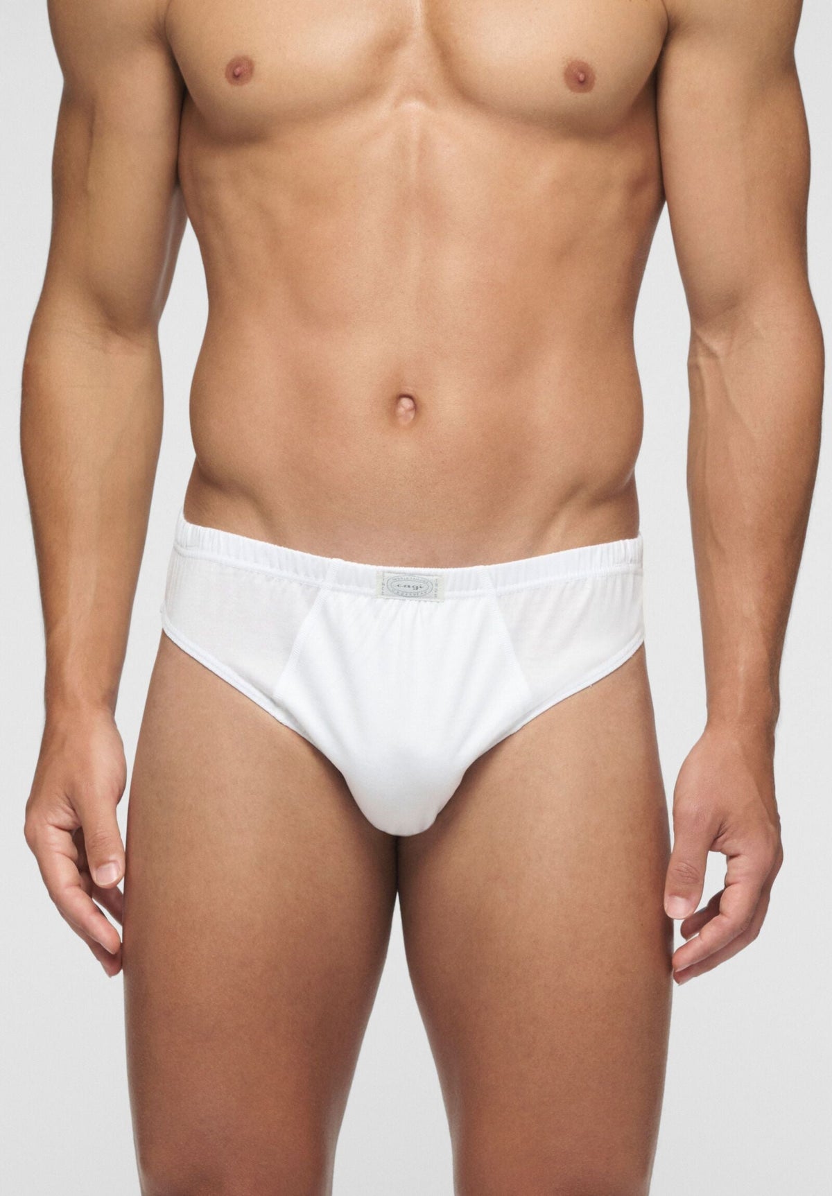 CAGI Mini Brief 1208, Filo di Scozia Cotton, White
