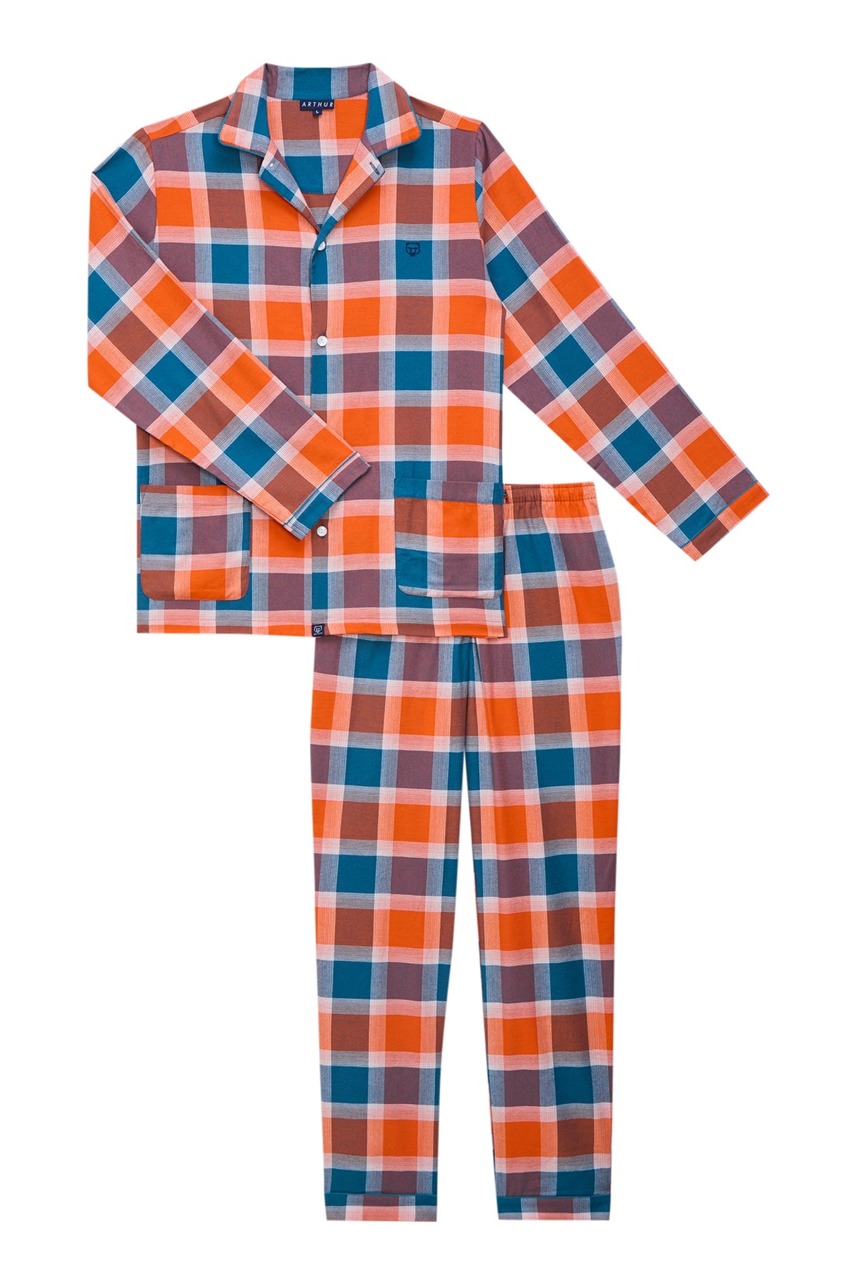 Men's Fred Buttoned Flannel Pyjama