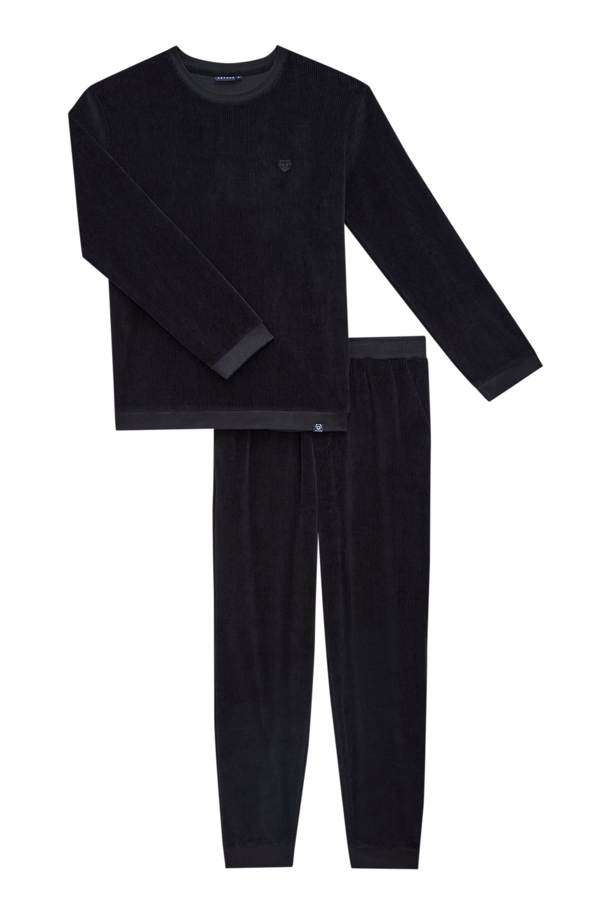 Men's Tenor Black Velvet Pyjama