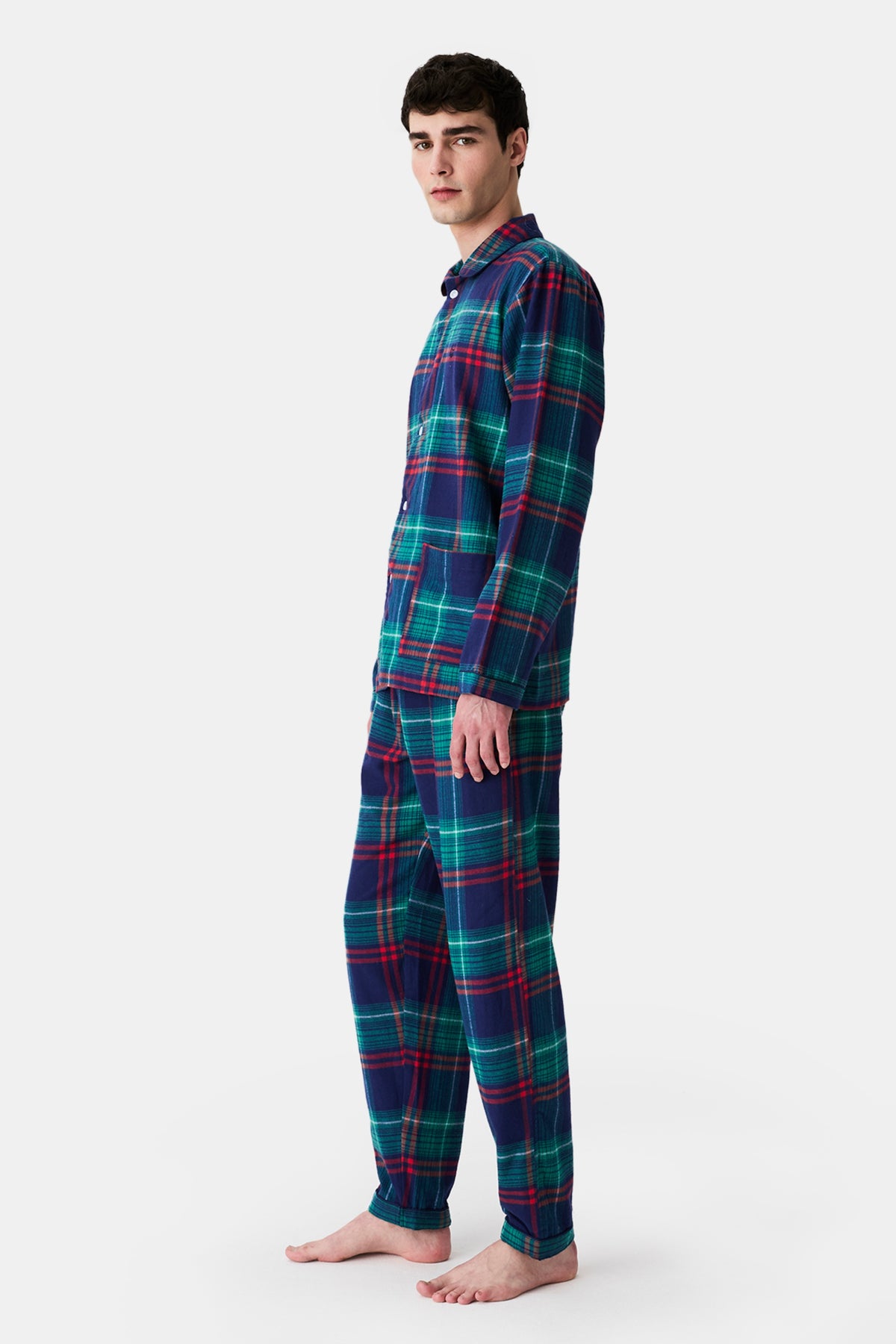 Men's Thomas Buttoned Flannel Pyjama