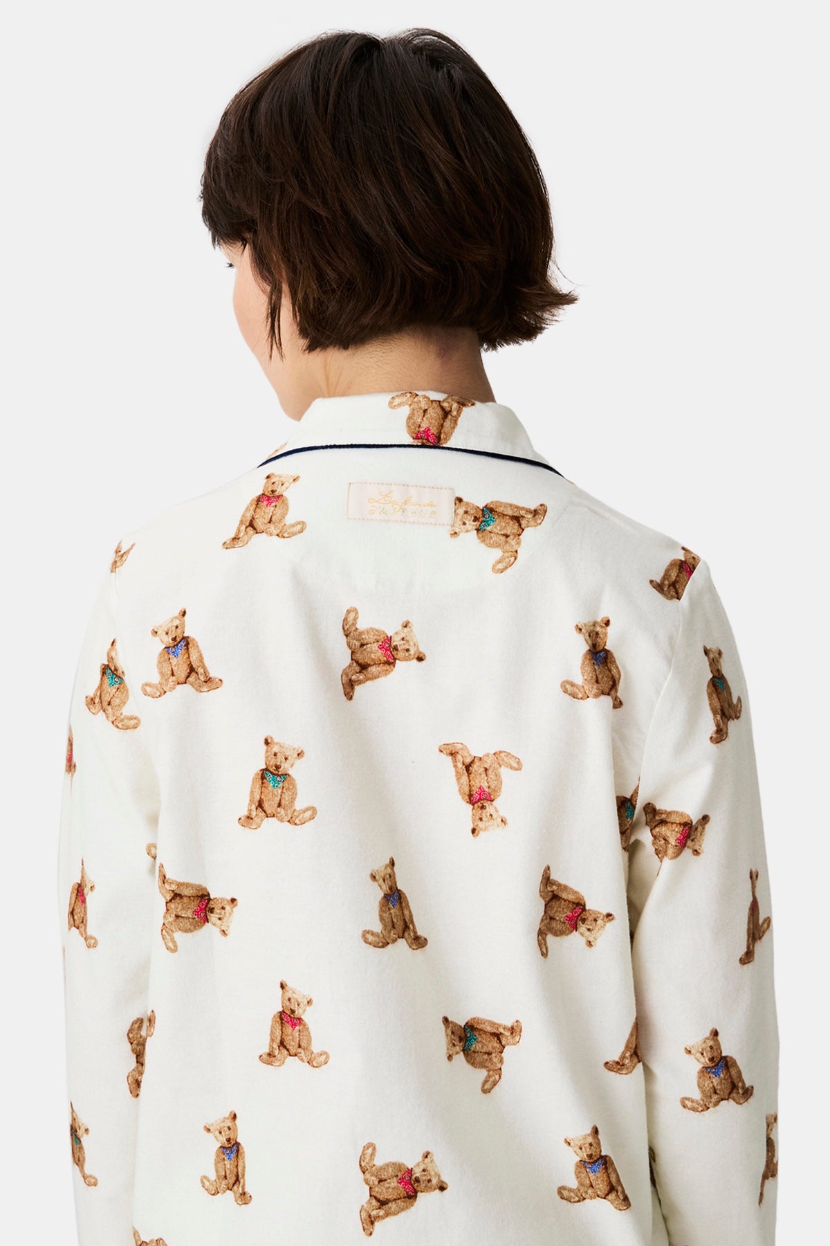 Old Teddy Buttoned Flannel Pyjama
