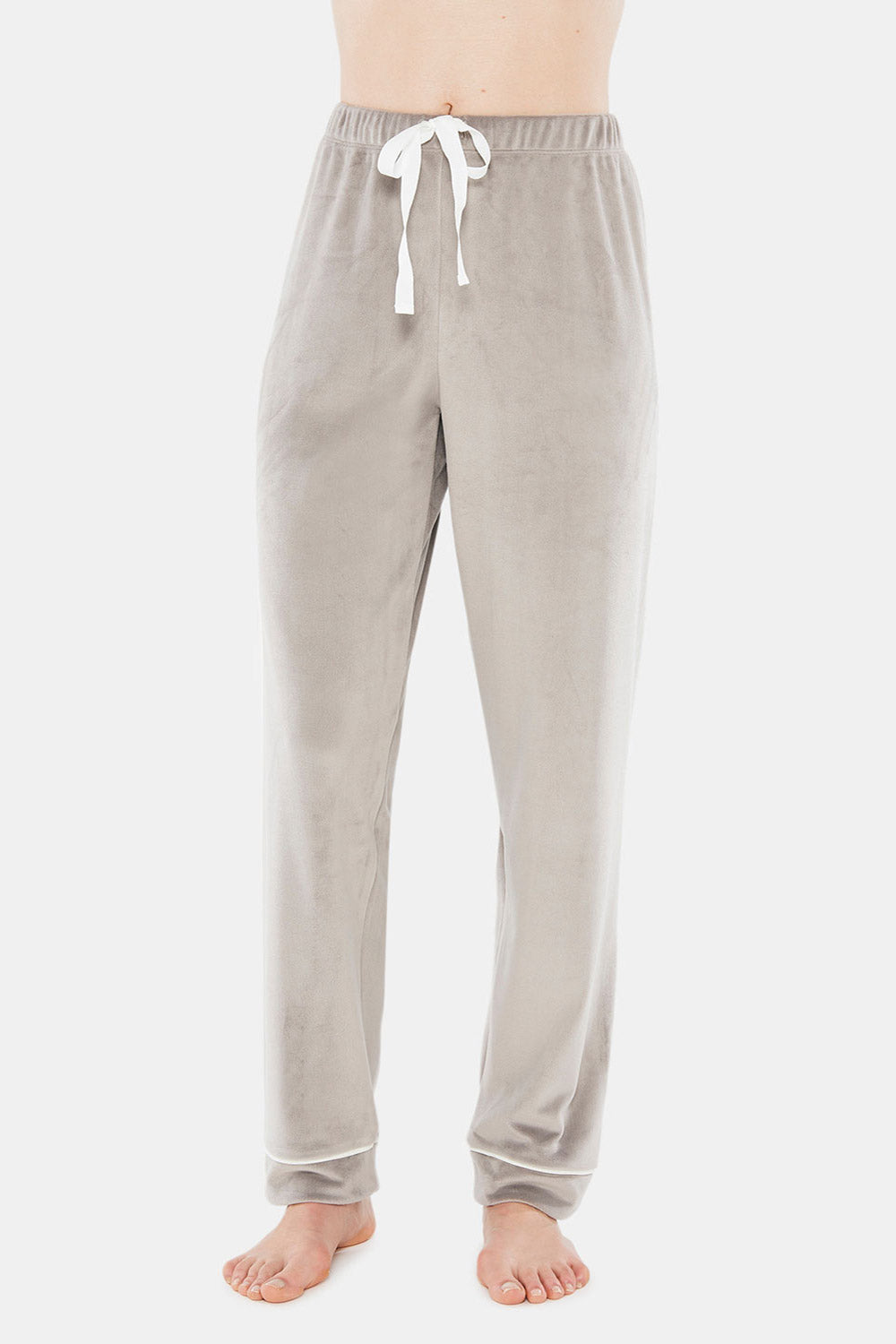 VELVET BUTTONED PAJAMA
