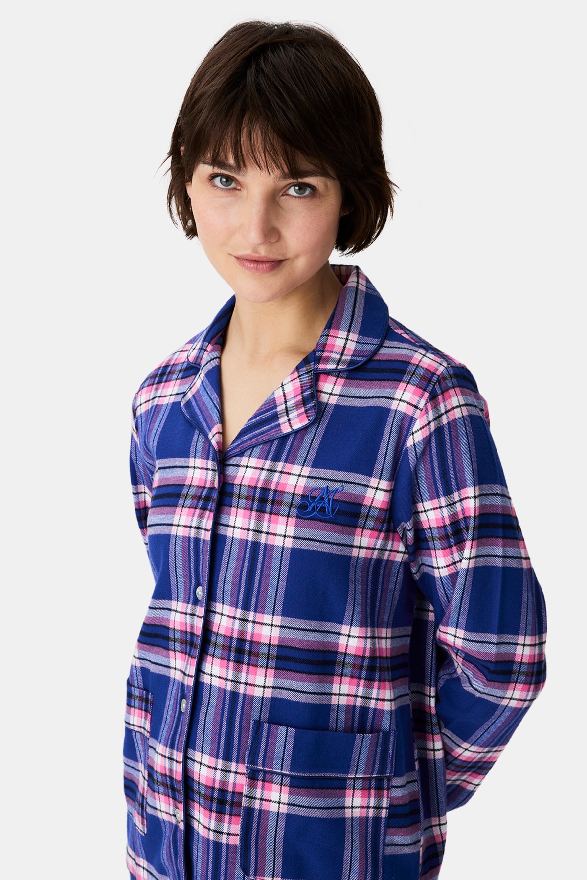 Romy Buttoned Flannel Pyjama