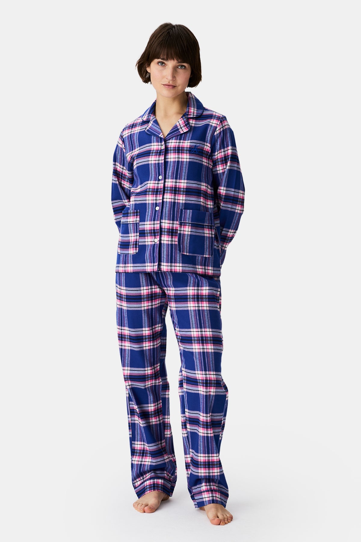 Romy Buttoned Flannel Pyjama