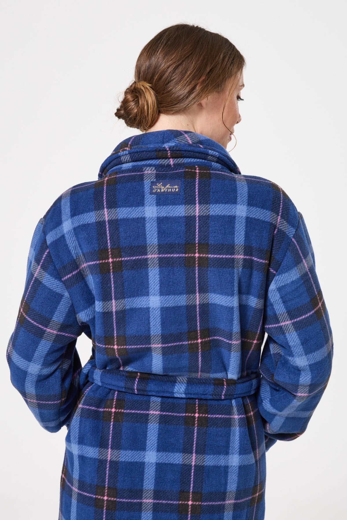 Romy Plaid Fleece Robe