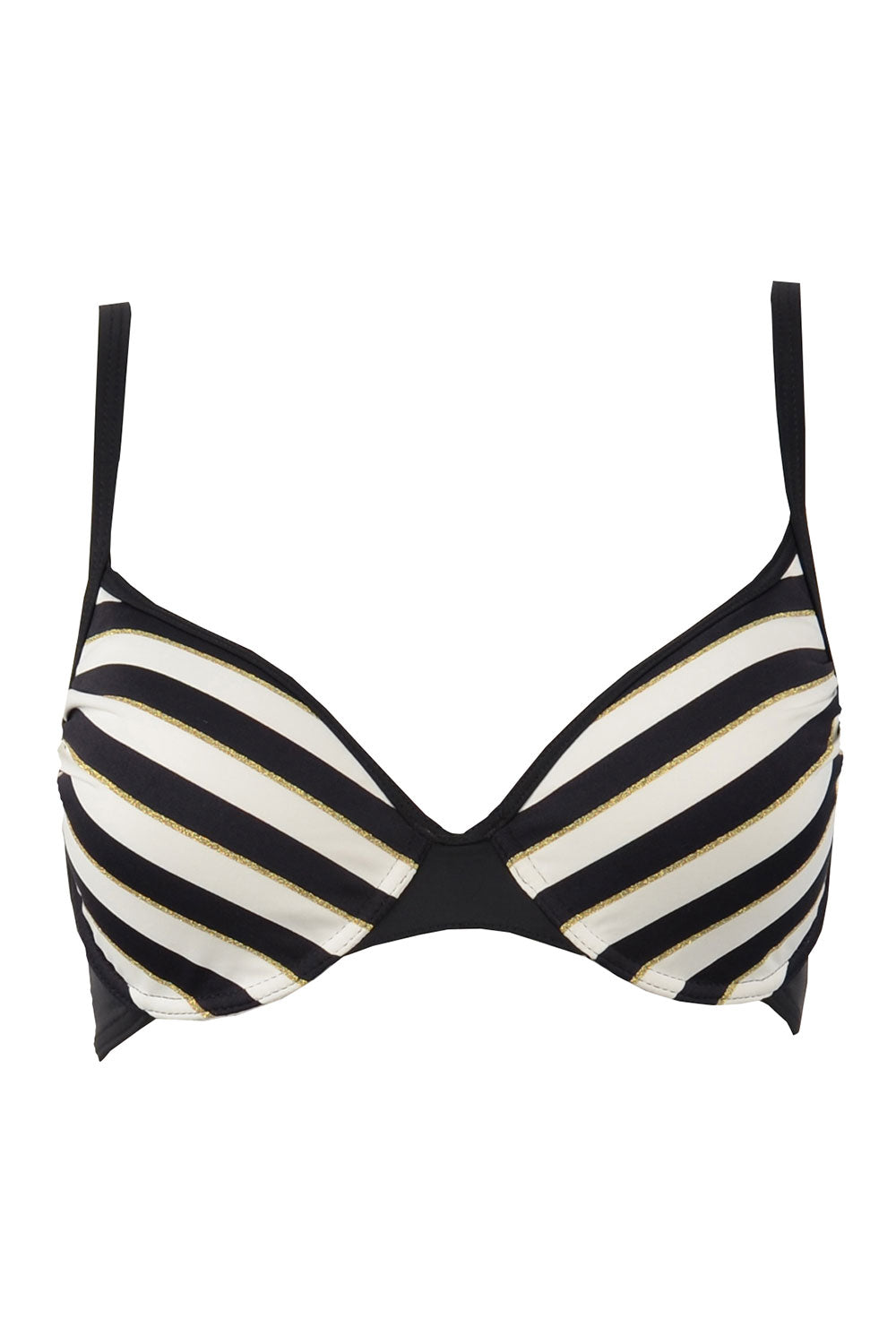 Adak Striped Balconette Bikini