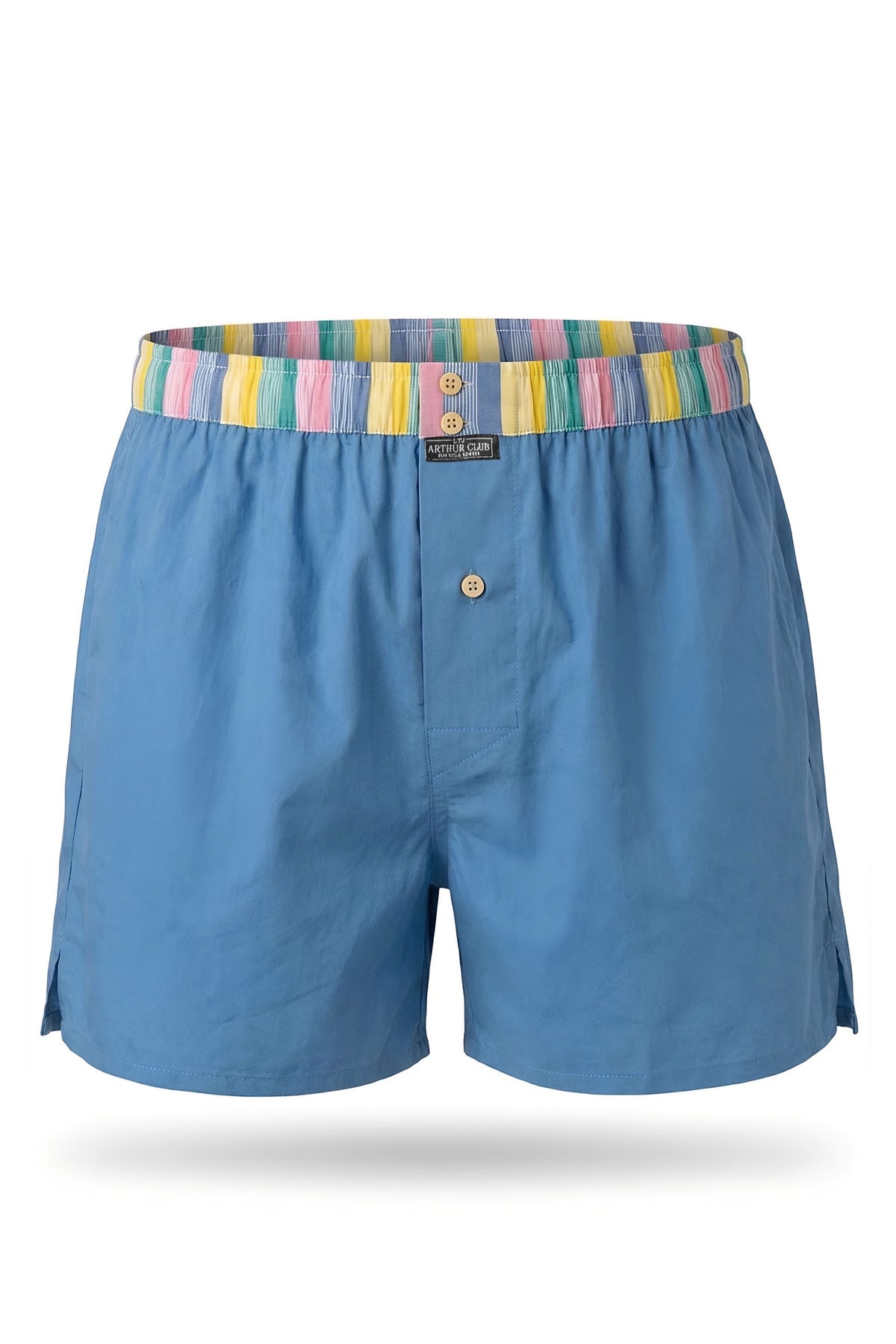 Blue Cotton Boxer