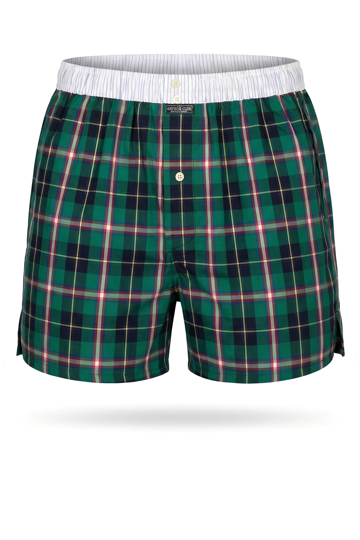 Green Tartan Cotton Boxer