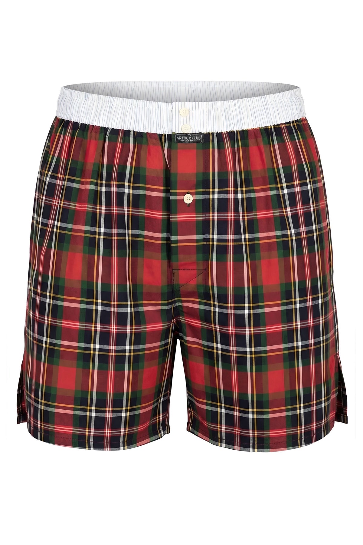 Red Tartan Cotton Boxer