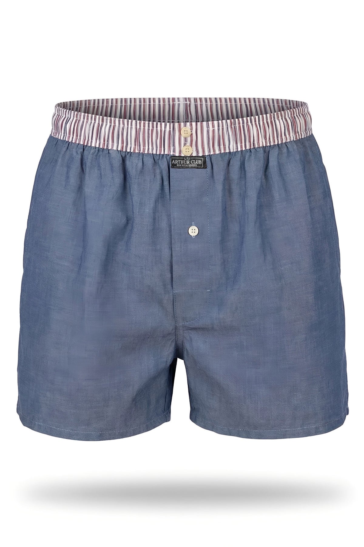 Chambray Blue Cotton Boxer