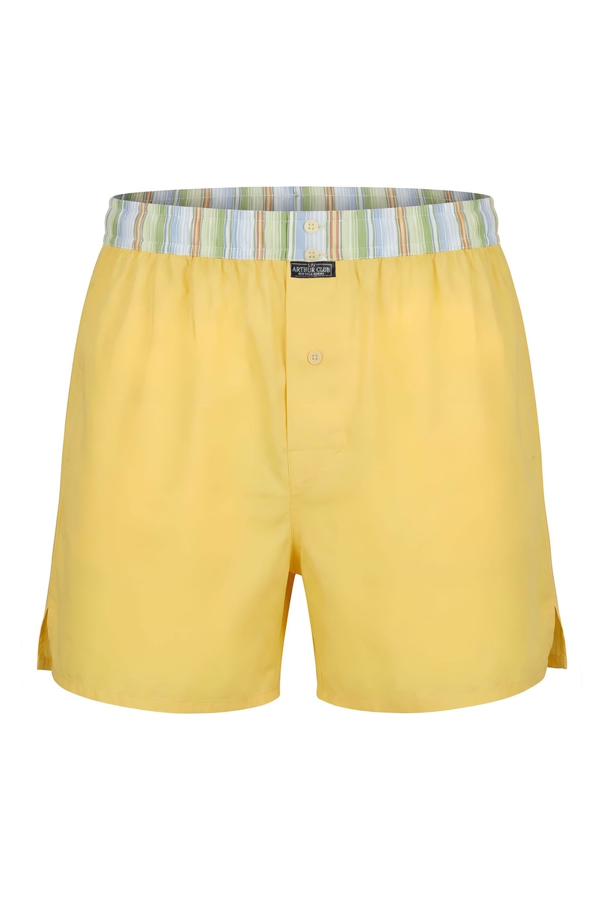 Light Goldenrod Yellow Cotton Boxer
